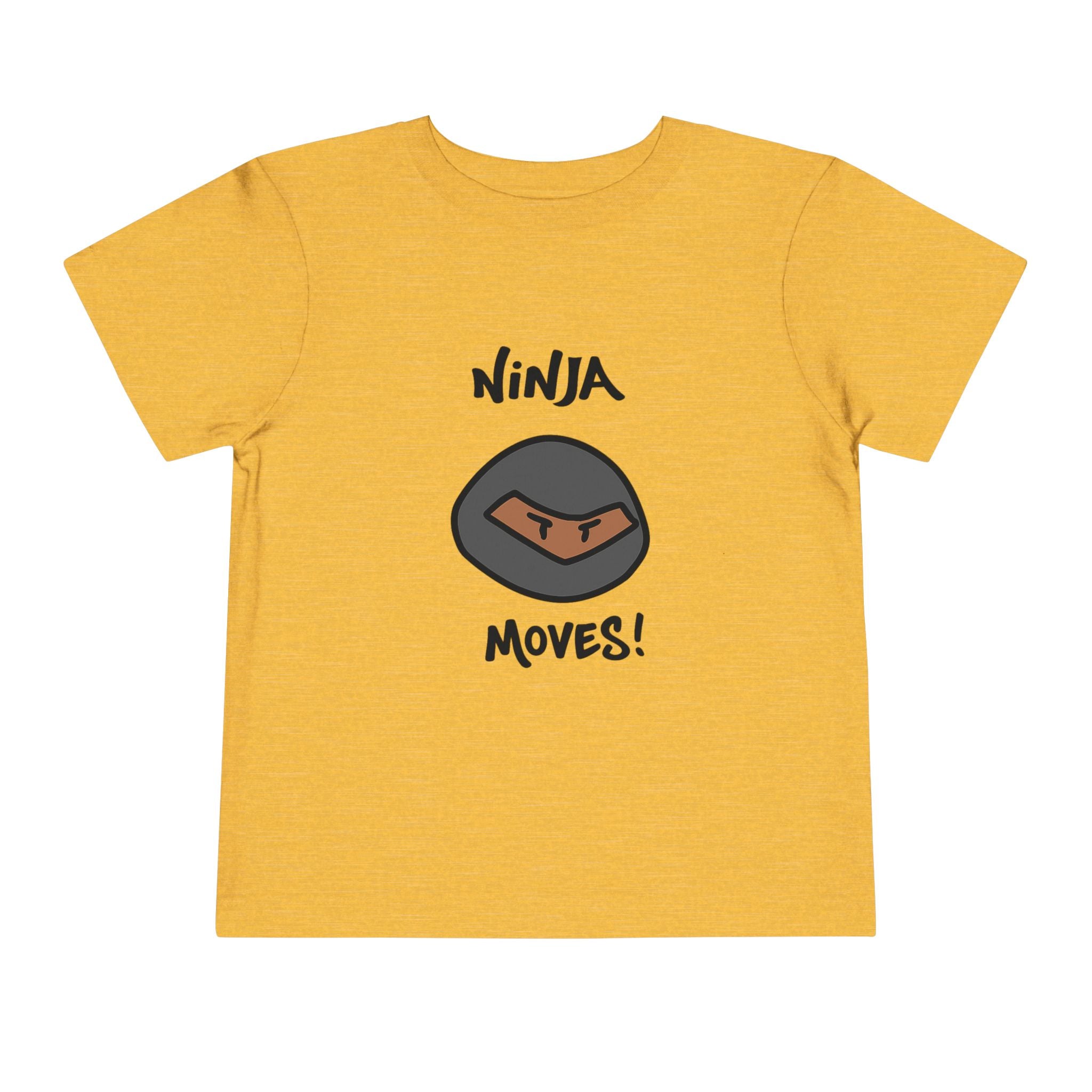 Ninja Moves Toddler Tee, Cute Kids T-Shirt, Boys and Girls Fashion, Adventure Shirt, Birthday Gift, Playful Clothing
