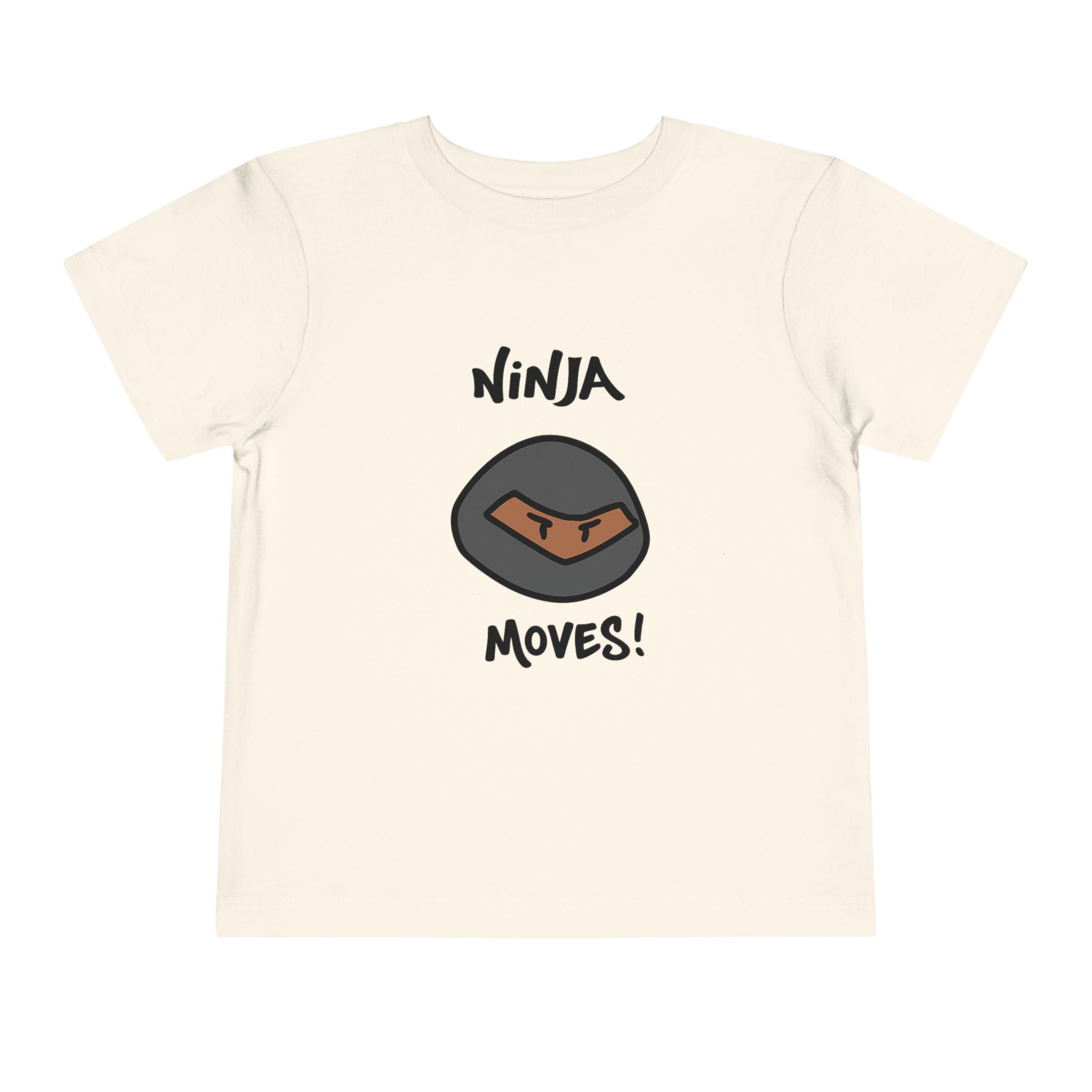 Ninja Moves Toddler Tee, Cute Kids T-Shirt, Boys and Girls Fashion, Adventure Shirt, Birthday Gift, Playful Clothing