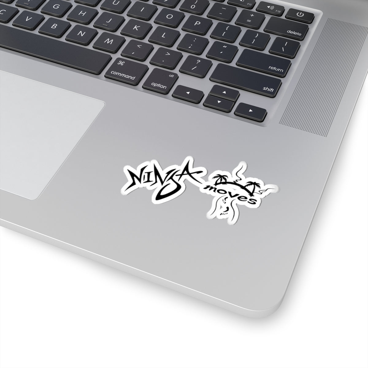 Ninja Moves Kiss-Cut Stickers | Trendy Laptop Decals, Cool Water Bottle Stickers, Ninja Themed Decor, Fun Gift Ideas, Unique Art Stickers
