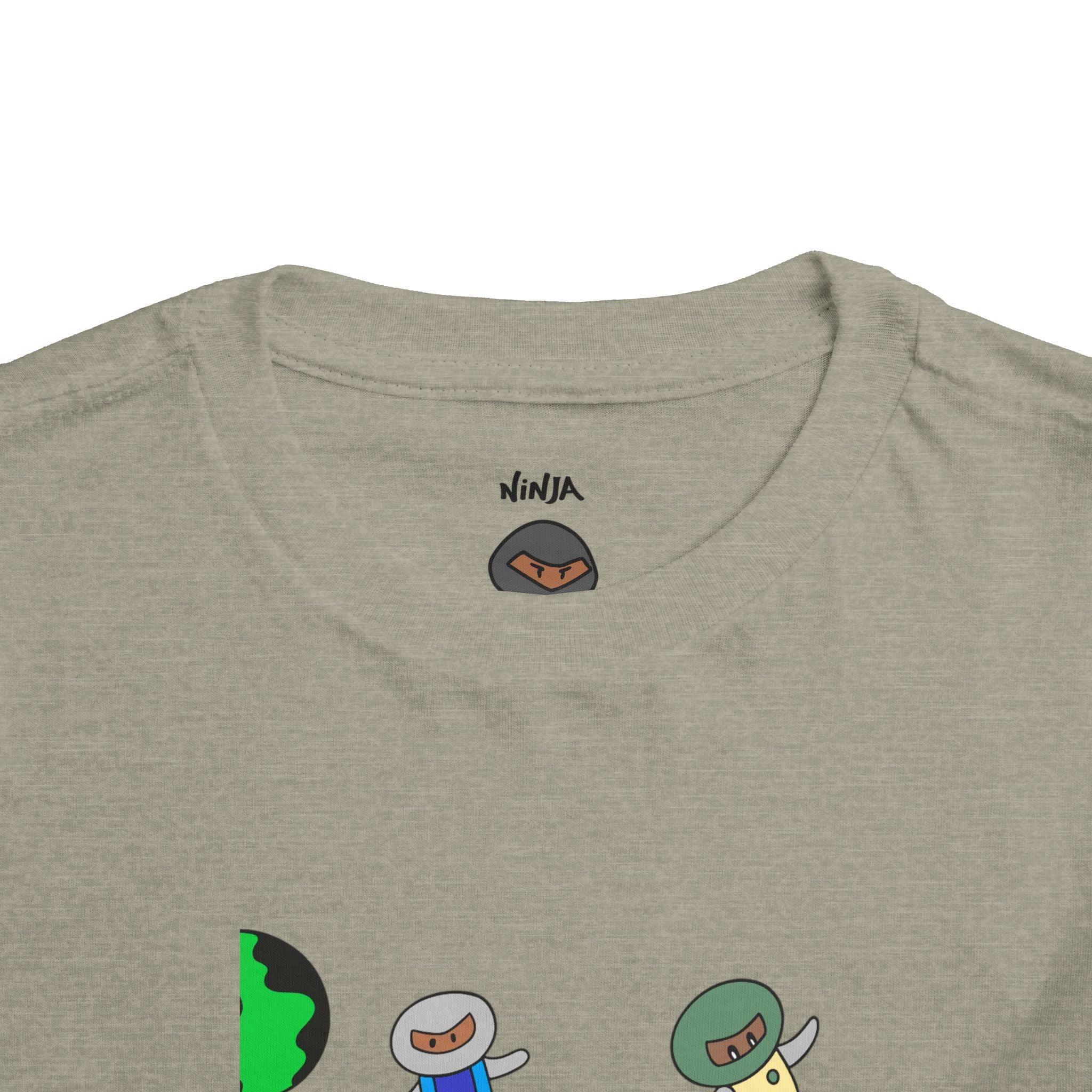 Toddler Tee - Space Ninjas Graphic Print