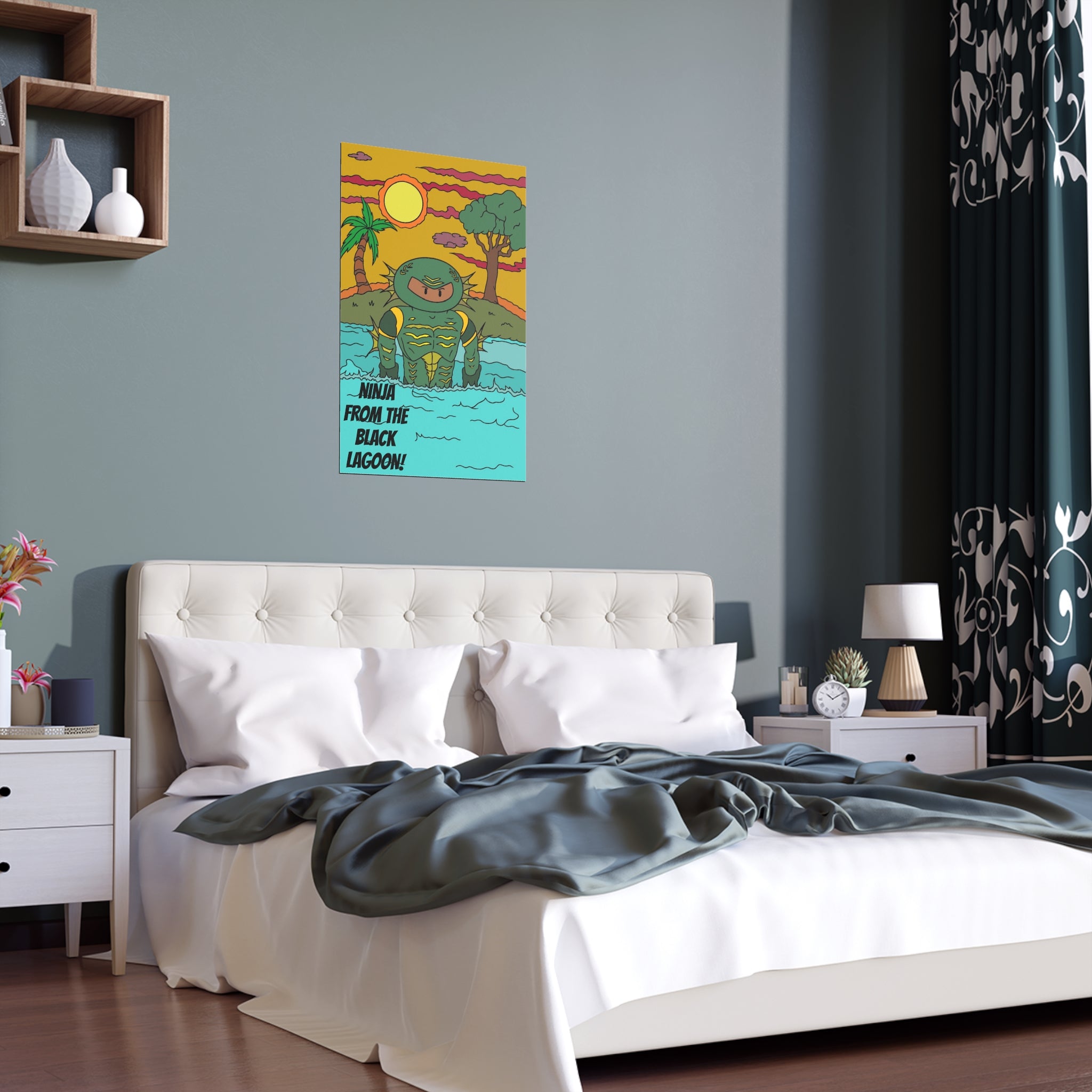 Silk Poster - Ninja from the Black Lagoon