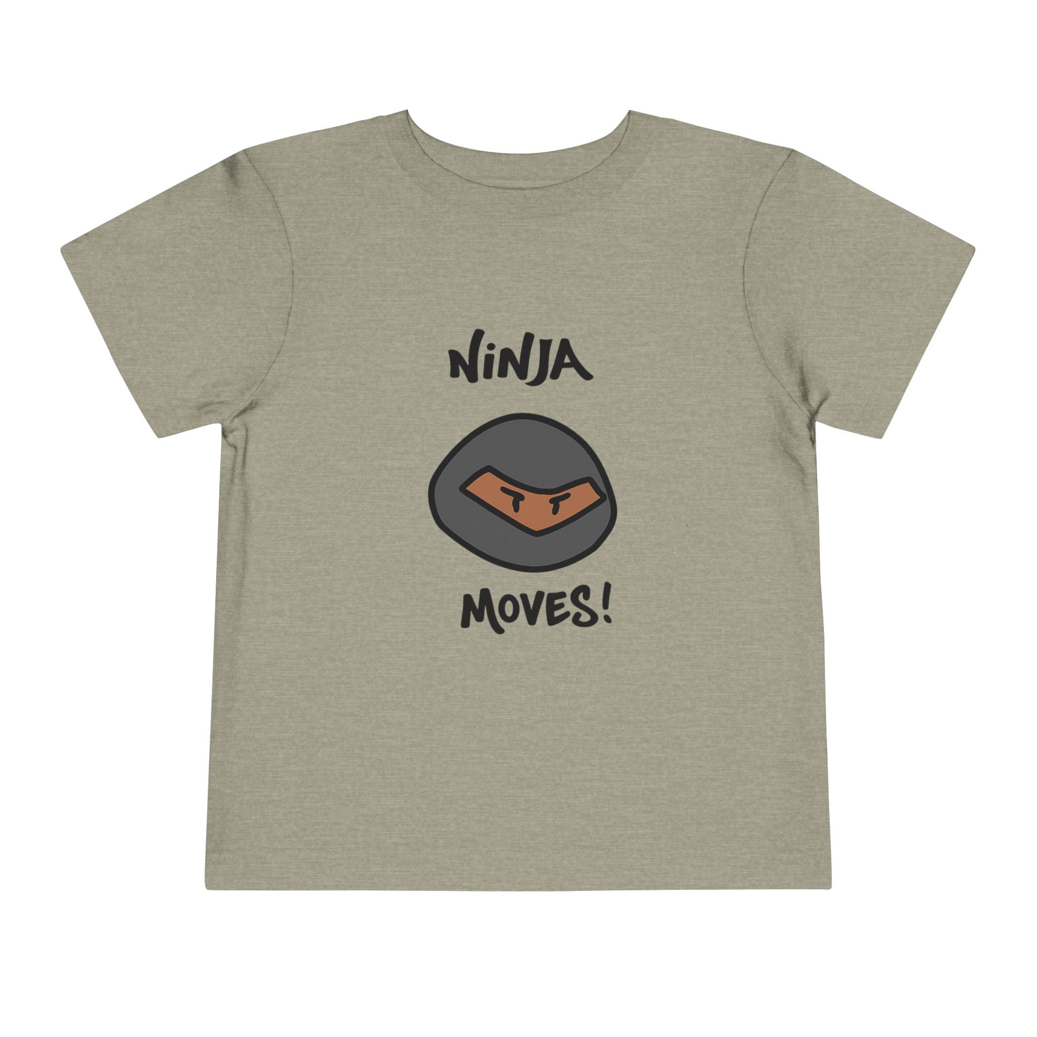 Ninja Moves Toddler Tee, Cute Kids T-Shirt, Boys and Girls Fashion, Adventure Shirt, Birthday Gift, Playful Clothing