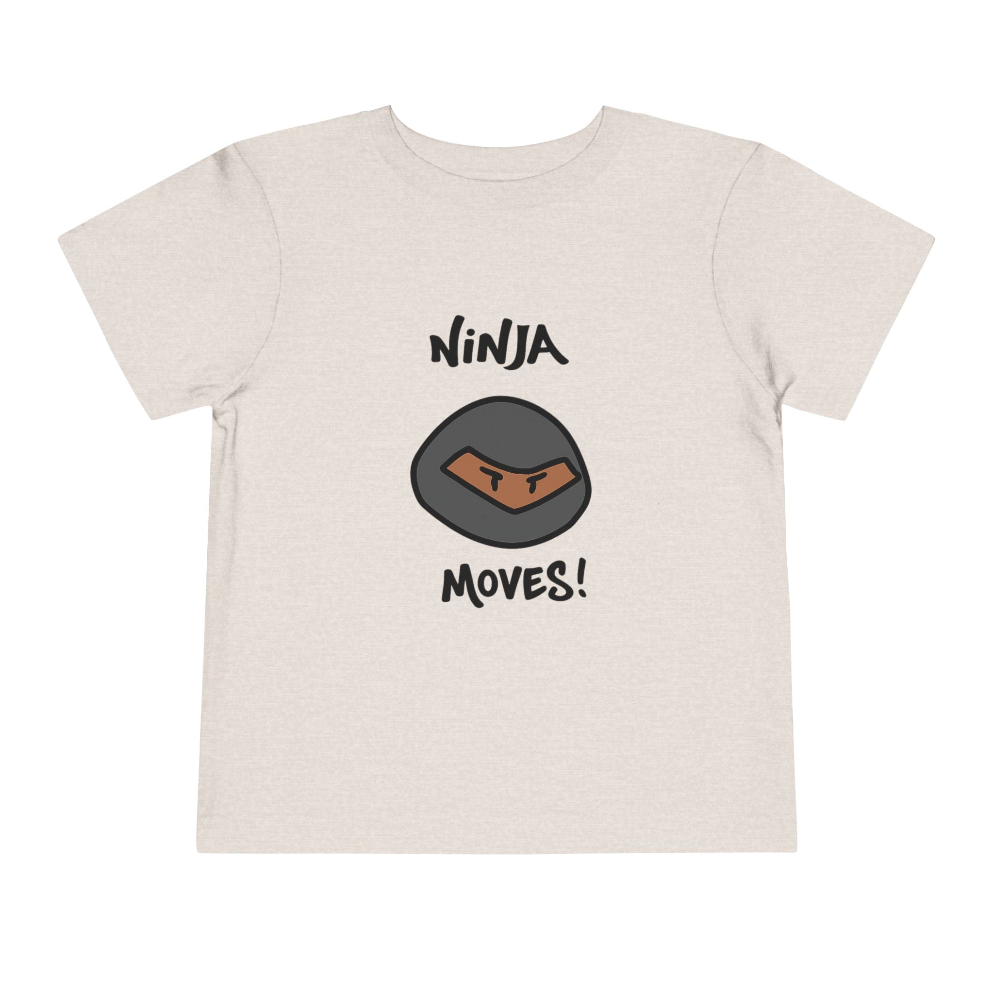 Ninja Moves Toddler Tee, Cute Kids T-Shirt, Boys and Girls Fashion, Adventure Shirt, Birthday Gift, Playful Clothing
