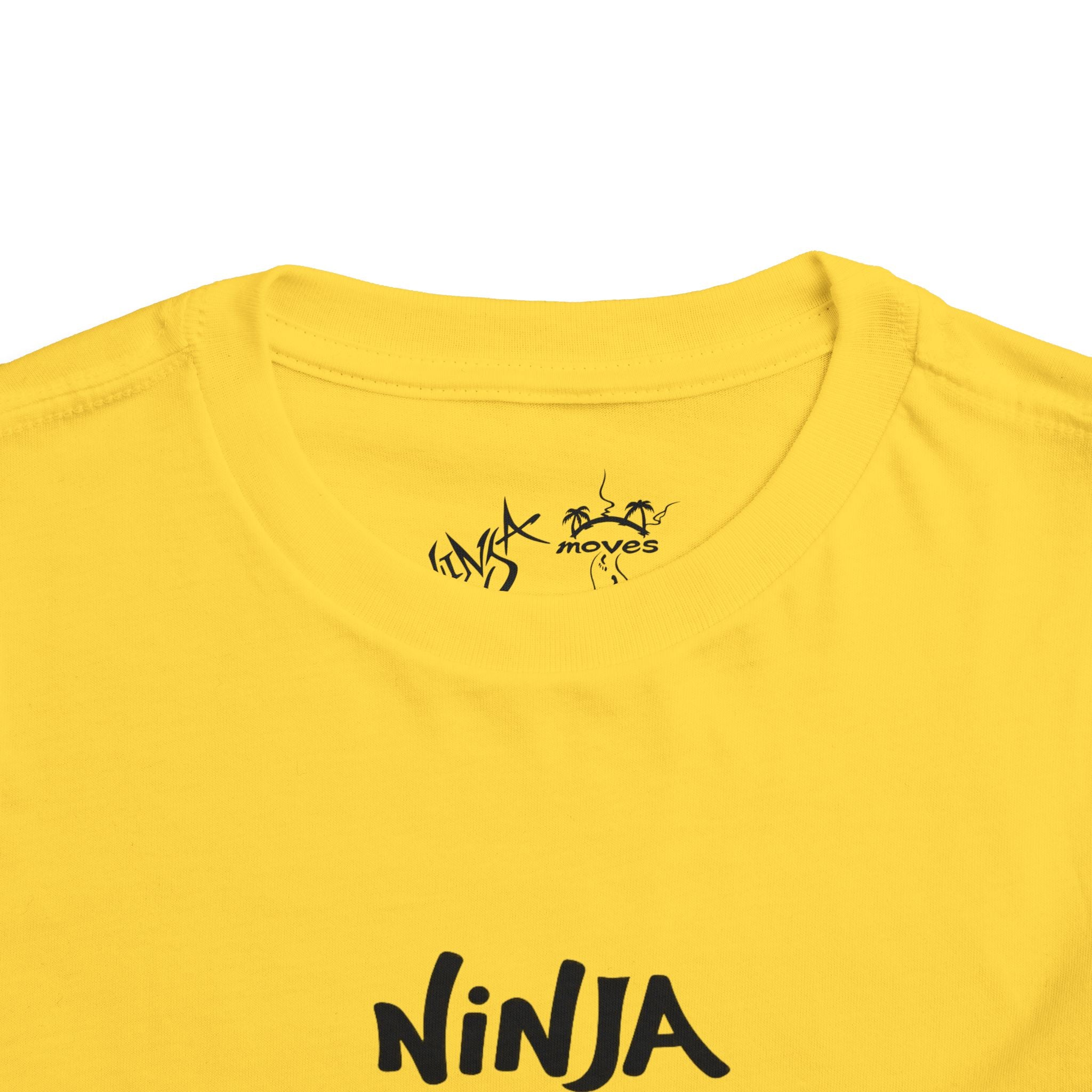 Ninja Moves Toddler Tee, Cute Kids T-Shirt, Boys and Girls Fashion, Adventure Shirt, Birthday Gift, Playful Clothing
