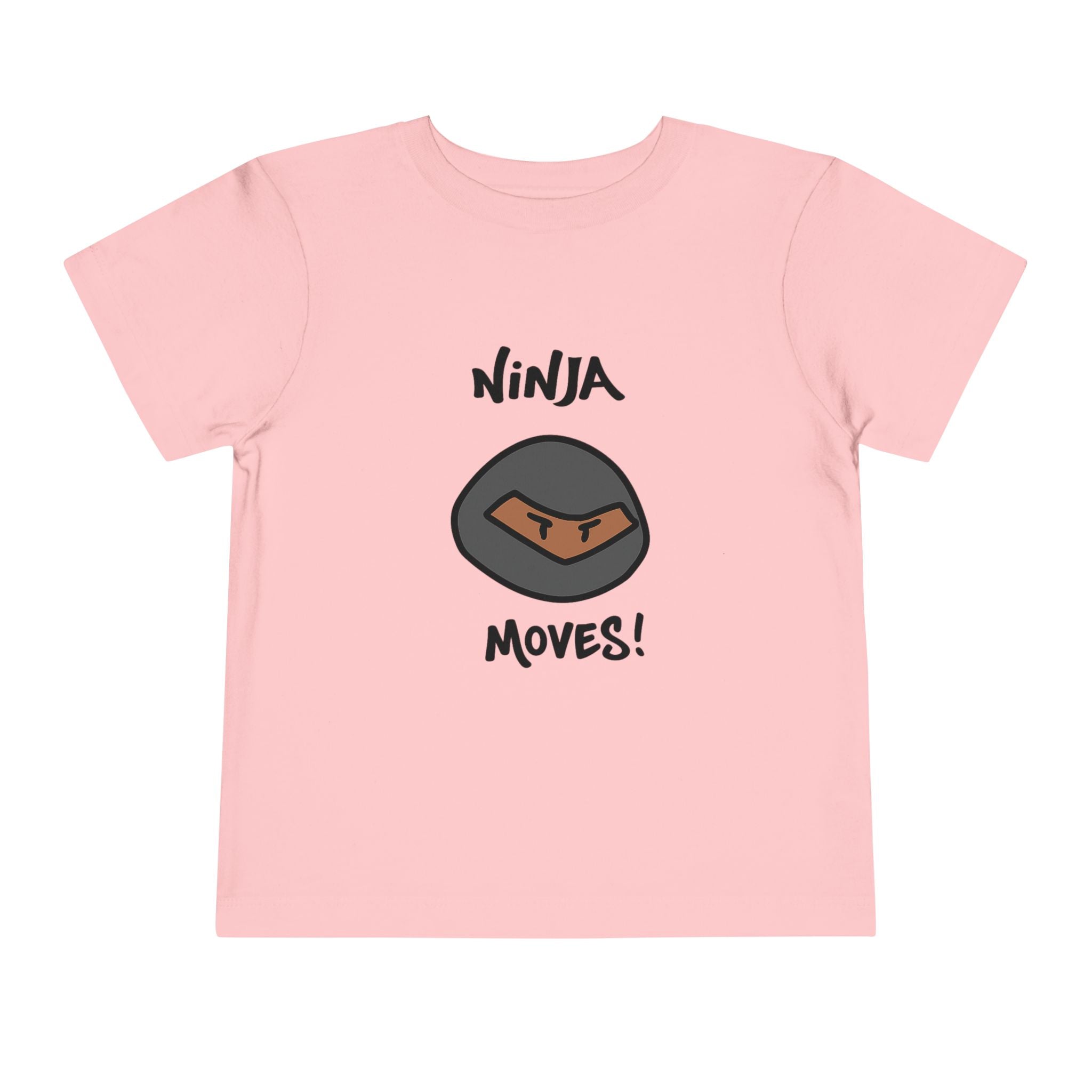 Ninja Moves Toddler Tee, Cute Kids T-Shirt, Boys and Girls Fashion, Adventure Shirt, Birthday Gift, Playful Clothing