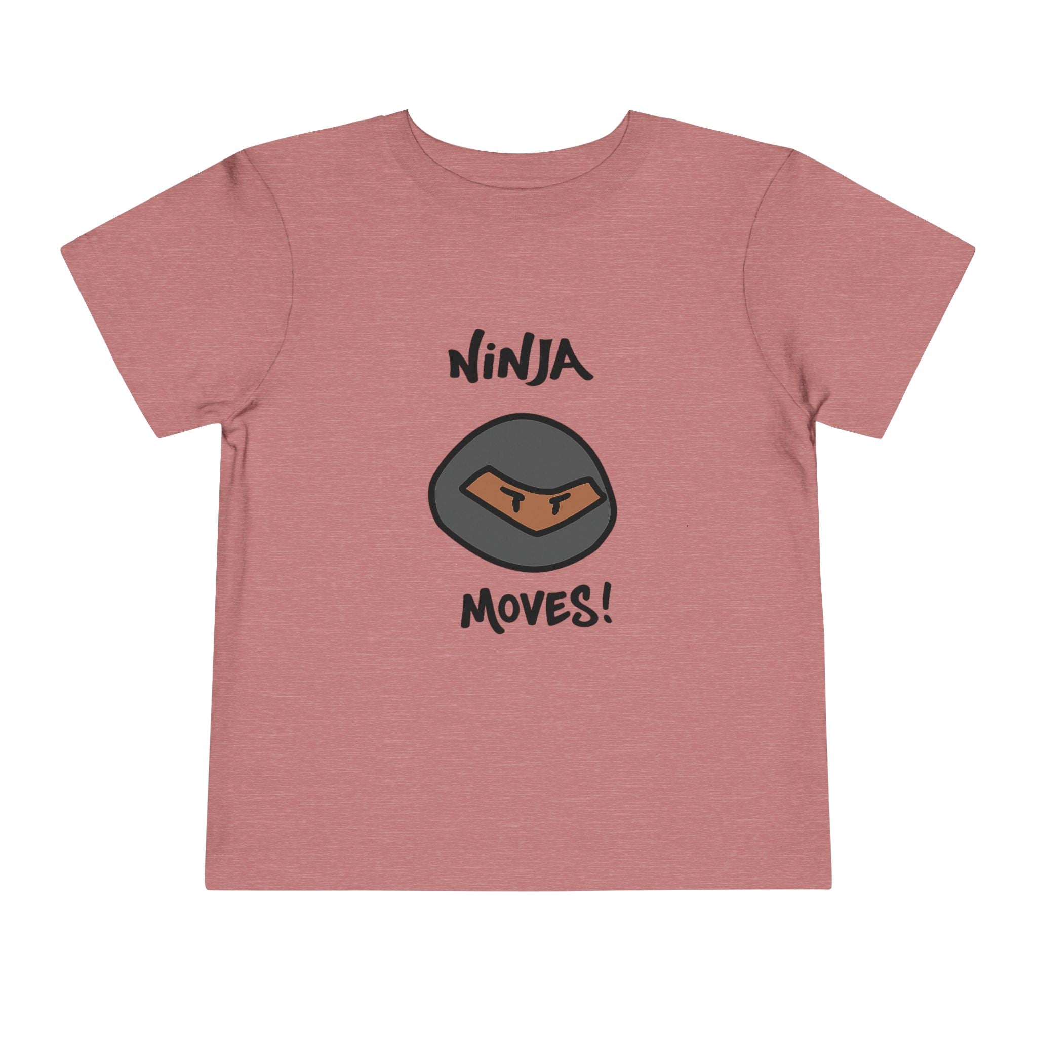 Ninja Moves Toddler Tee, Cute Kids T-Shirt, Boys and Girls Fashion, Adventure Shirt, Birthday Gift, Playful Clothing