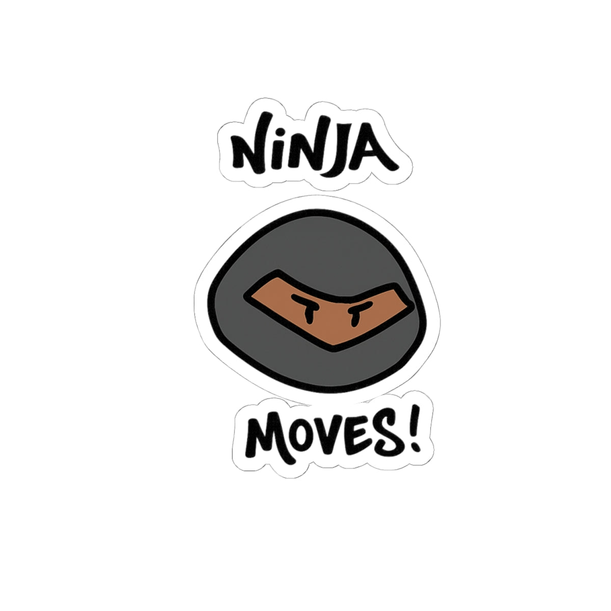 Ninja Moves Stickers | Fun Kiss-Cut Decals for Laptops, Planners, Water Bottles, Gifts, and Kids