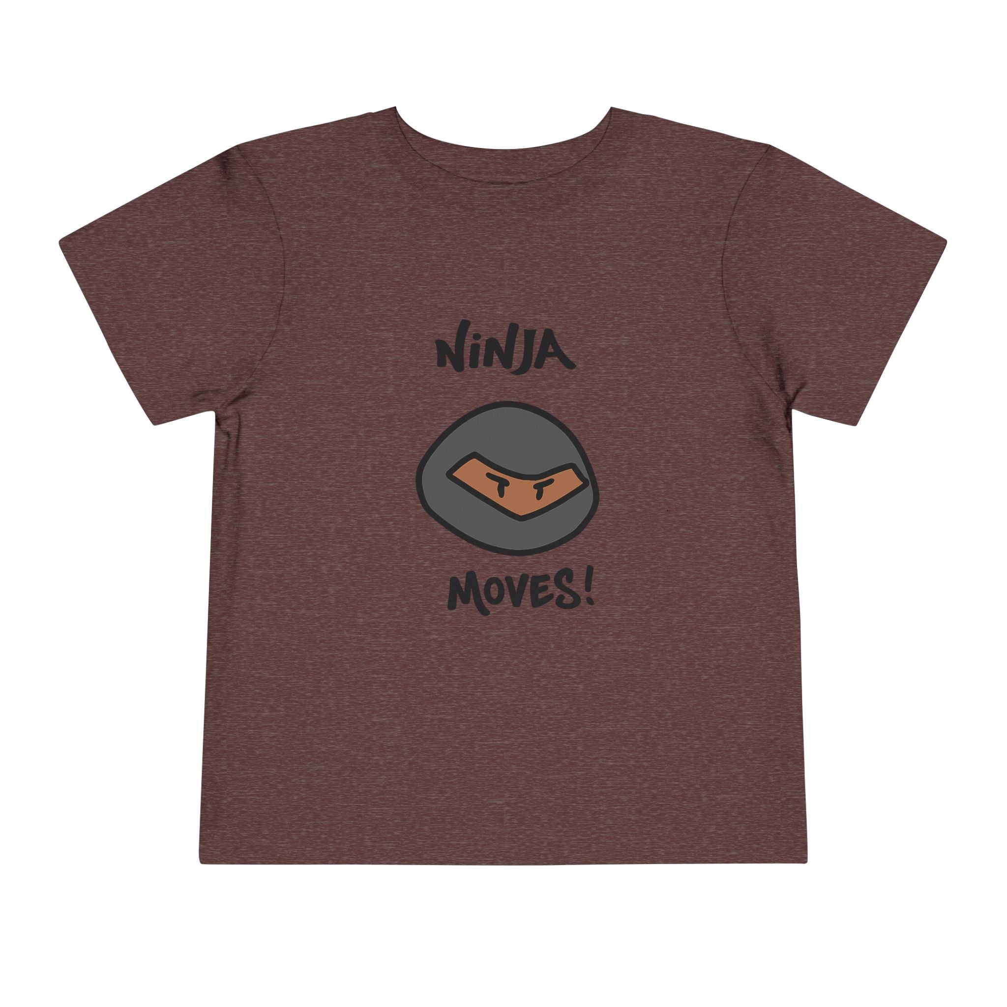 Ninja Moves Toddler Tee, Cute Kids T-Shirt, Boys and Girls Fashion, Adventure Shirt, Birthday Gift, Playful Clothing