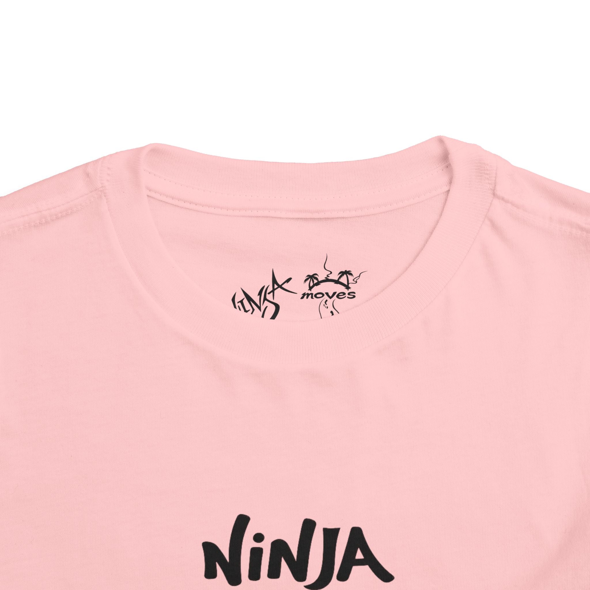 Ninja Moves Toddler Tee, Cute Kids T-Shirt, Boys and Girls Fashion, Adventure Shirt, Birthday Gift, Playful Clothing