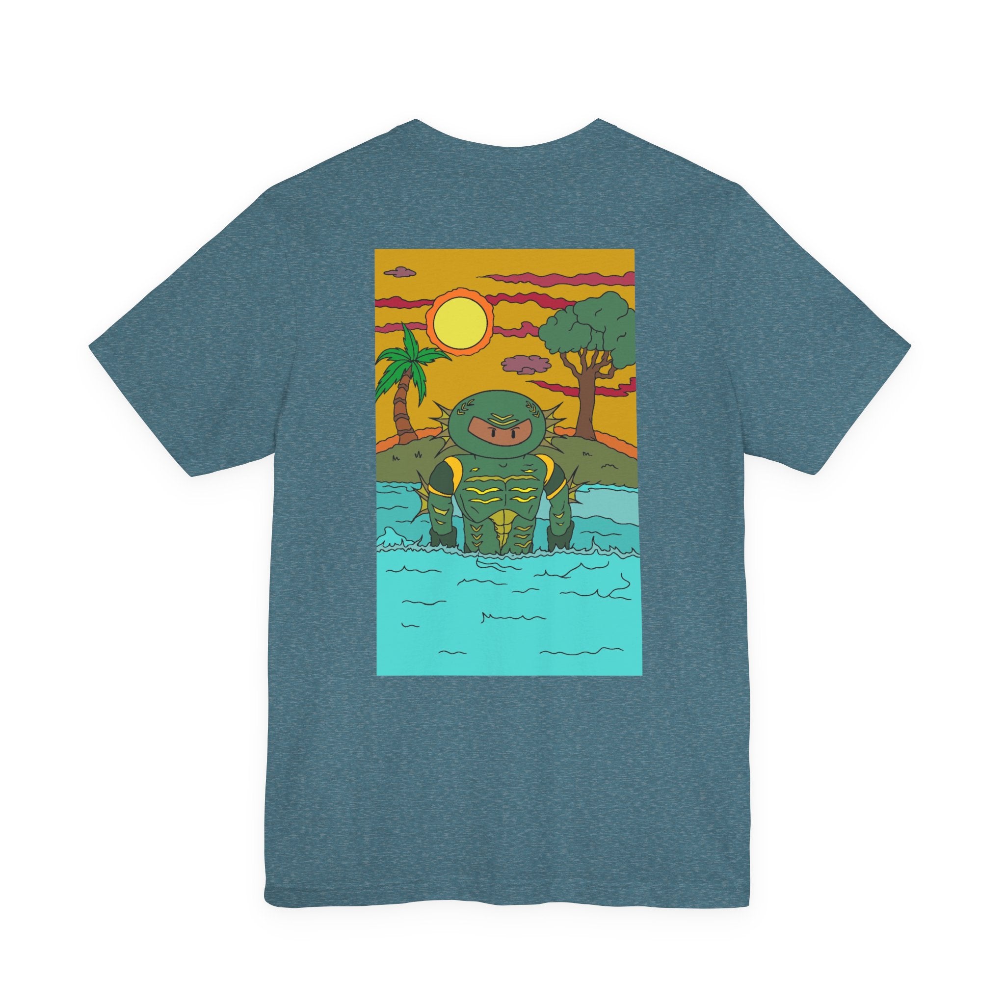 Ninja from the Black Lagoon Tee, Unisex Graphic T-Shirt, Retro Horror Shirt, Unique Gift for Fans, Summer Casual Wear
