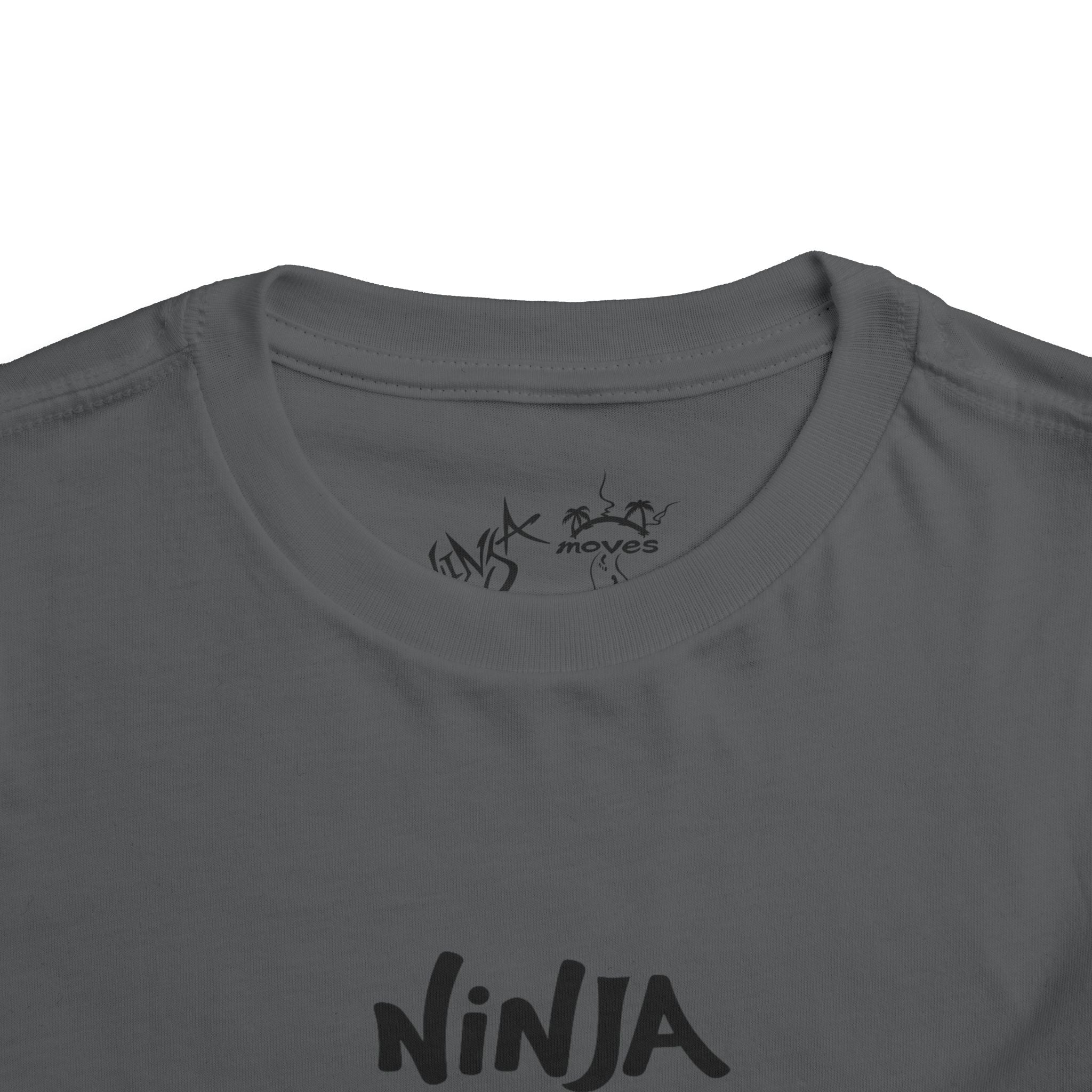 Ninja Moves Toddler Tee, Cute Kids T-Shirt, Boys and Girls Fashion, Adventure Shirt, Birthday Gift, Playful Clothing