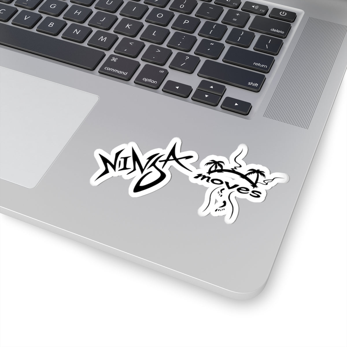 Ninja Moves Kiss-Cut Stickers | Trendy Laptop Decals, Cool Water Bottle Stickers, Ninja Themed Decor, Fun Gift Ideas, Unique Art Stickers