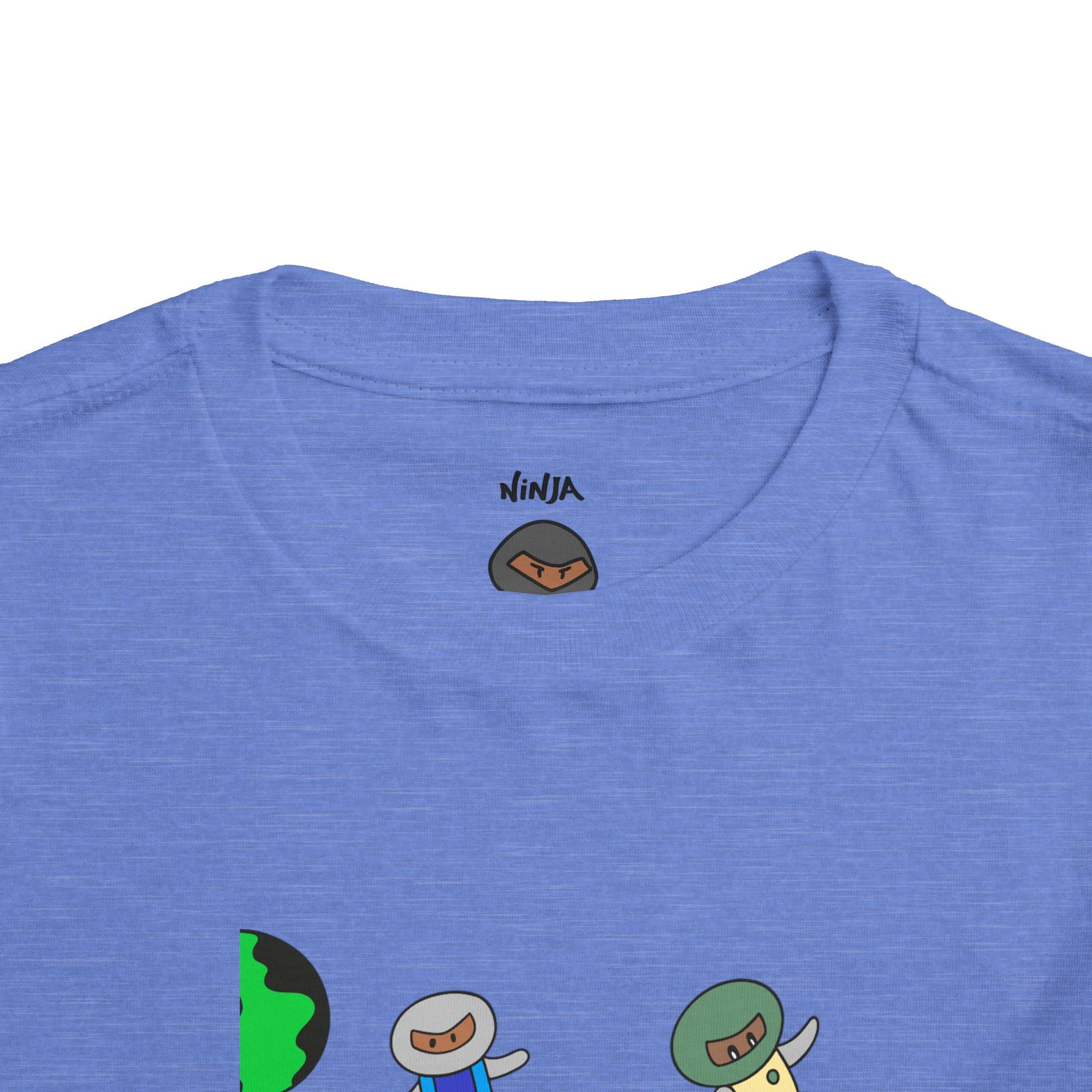 Toddler Tee - Space Ninjas Graphic Print