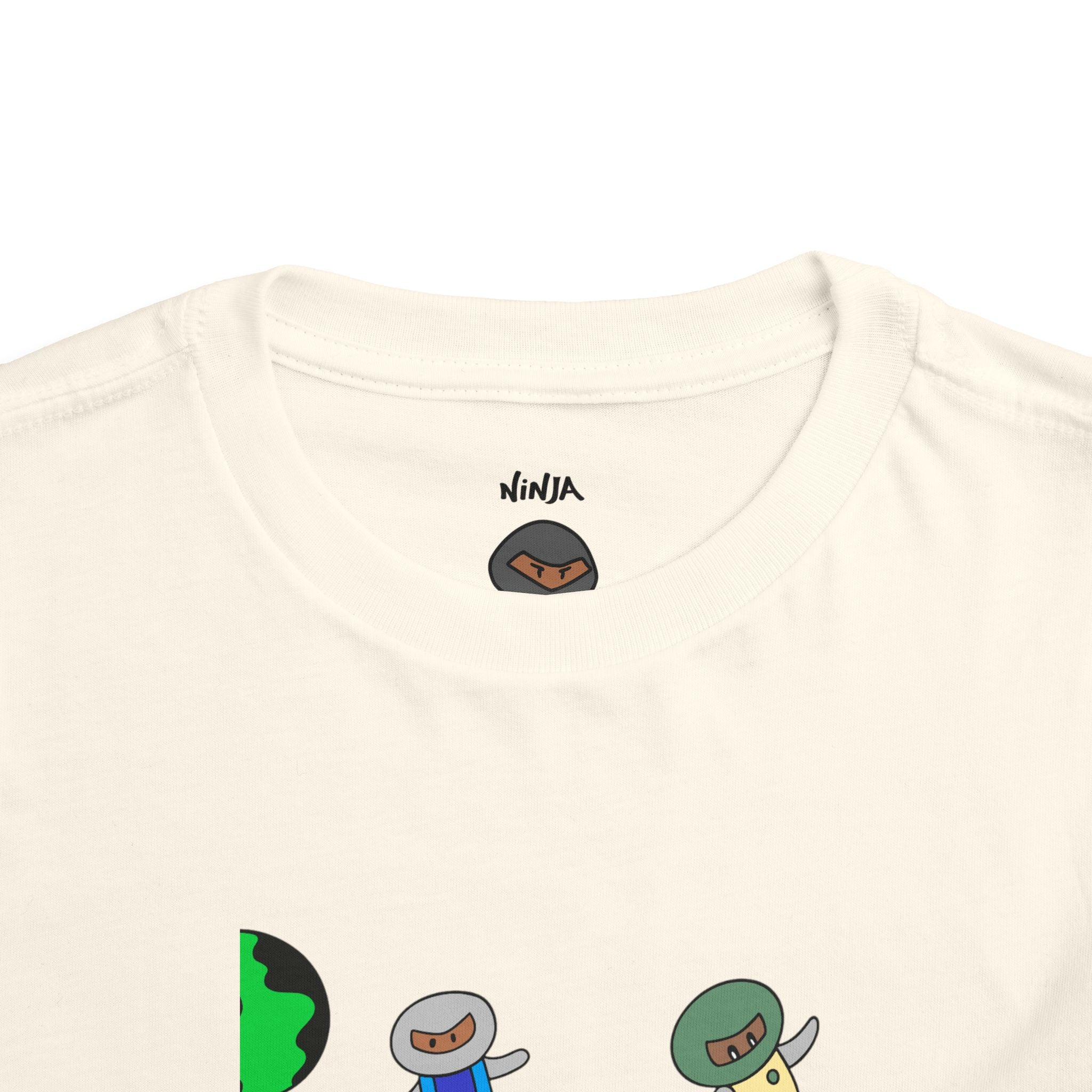 Toddler Tee - Space Ninjas Graphic Print