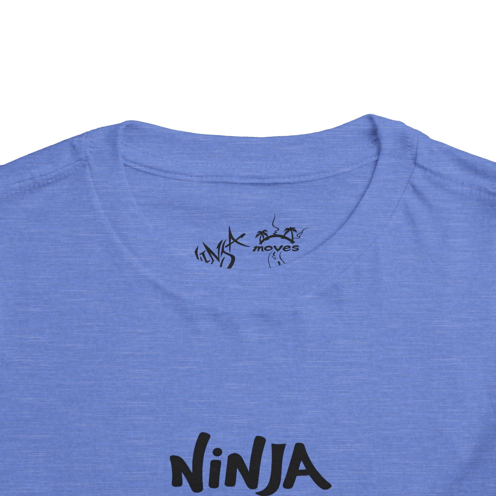 Ninja Moves Toddler Tee, Cute Kids T-Shirt, Boys and Girls Fashion, Adventure Shirt, Birthday Gift, Playful Clothing