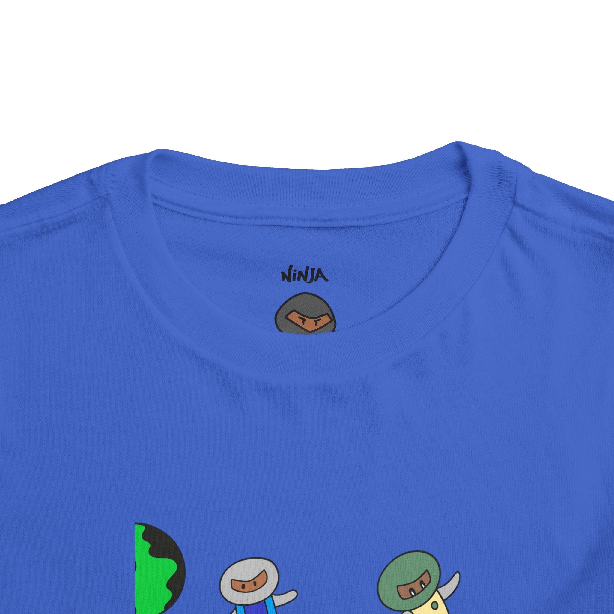 Toddler Tee - Space Ninjas Graphic Print