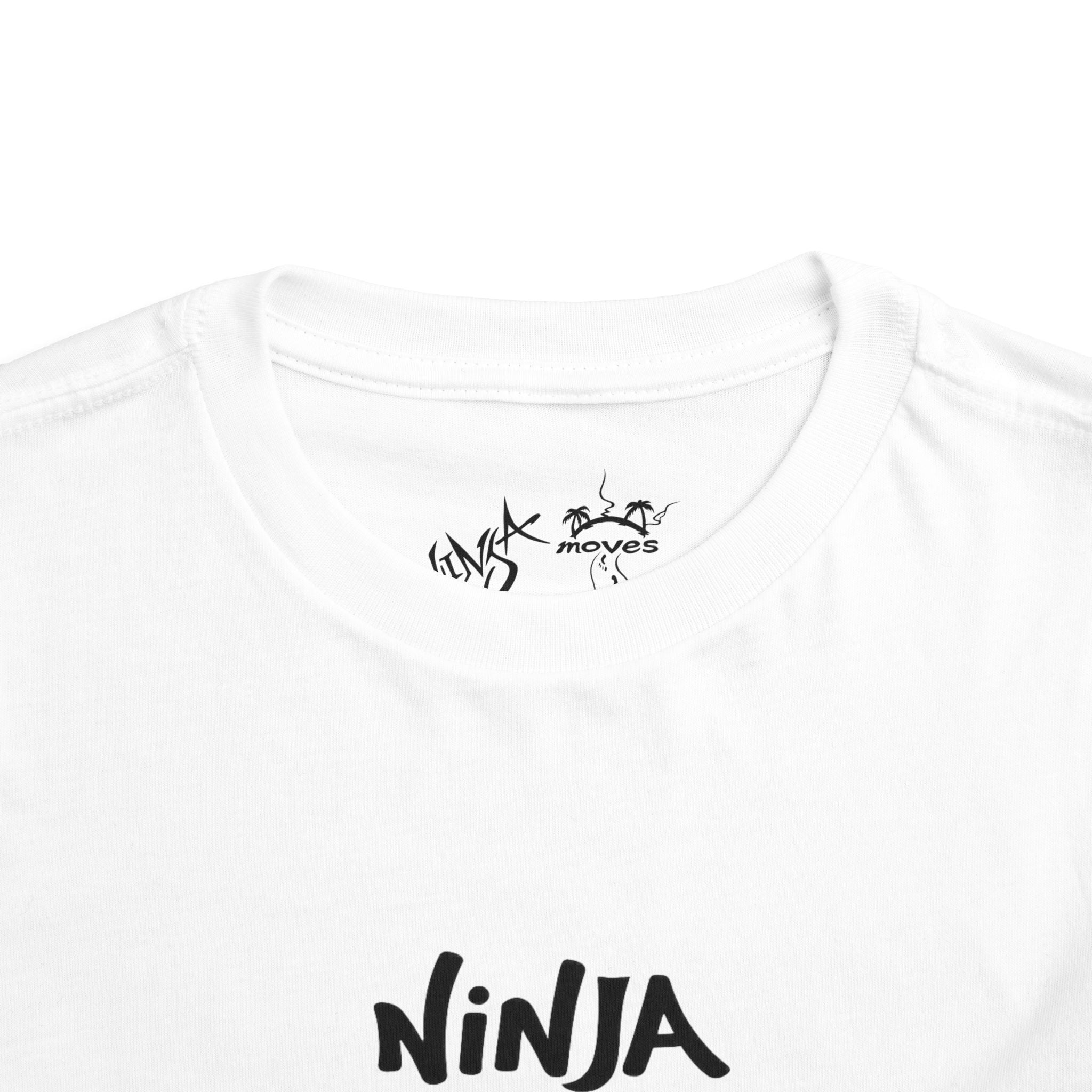 Ninja Moves Toddler Tee, Cute Kids T-Shirt, Boys and Girls Fashion, Adventure Shirt, Birthday Gift, Playful Clothing
