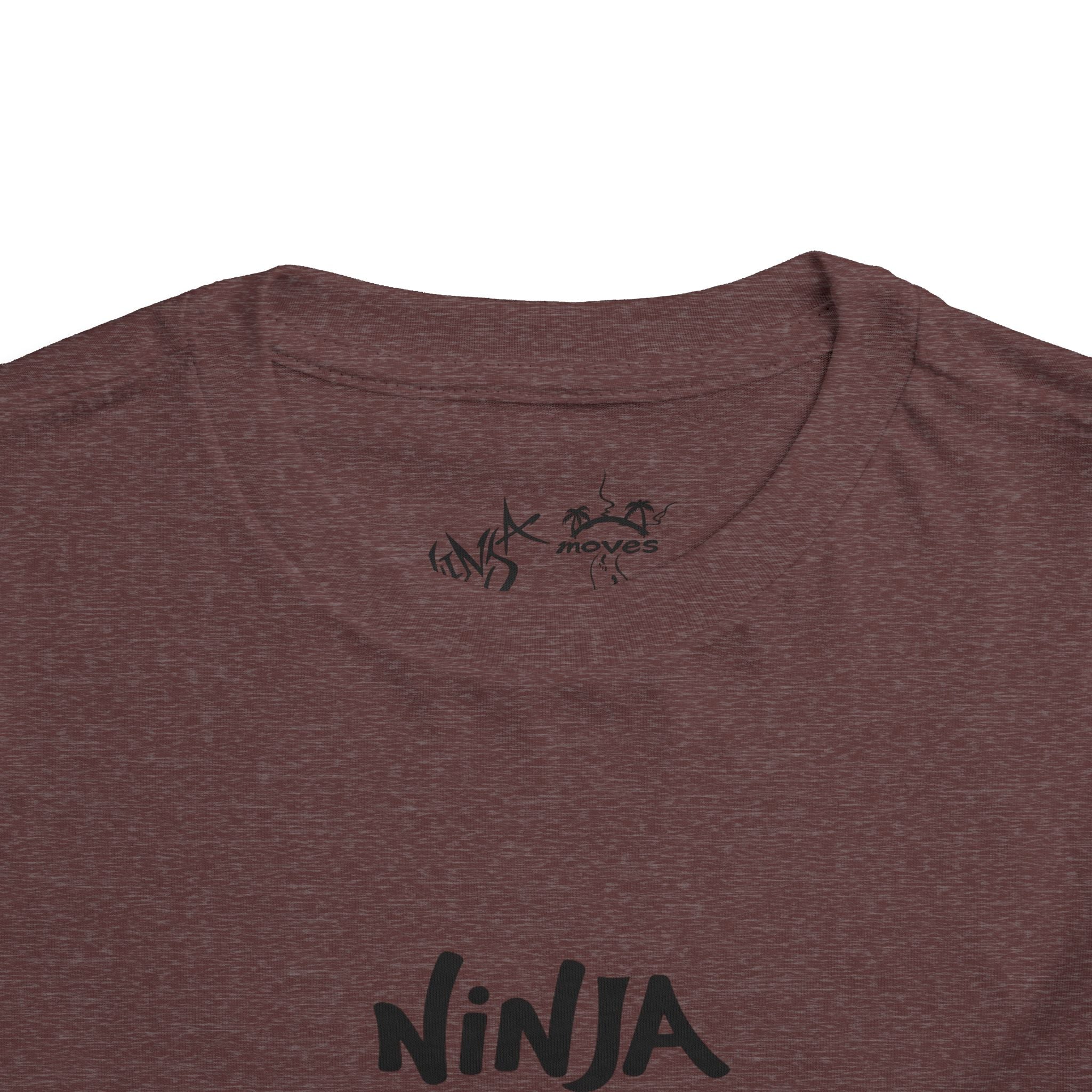 Ninja Moves Toddler Tee, Cute Kids T-Shirt, Boys and Girls Fashion, Adventure Shirt, Birthday Gift, Playful Clothing