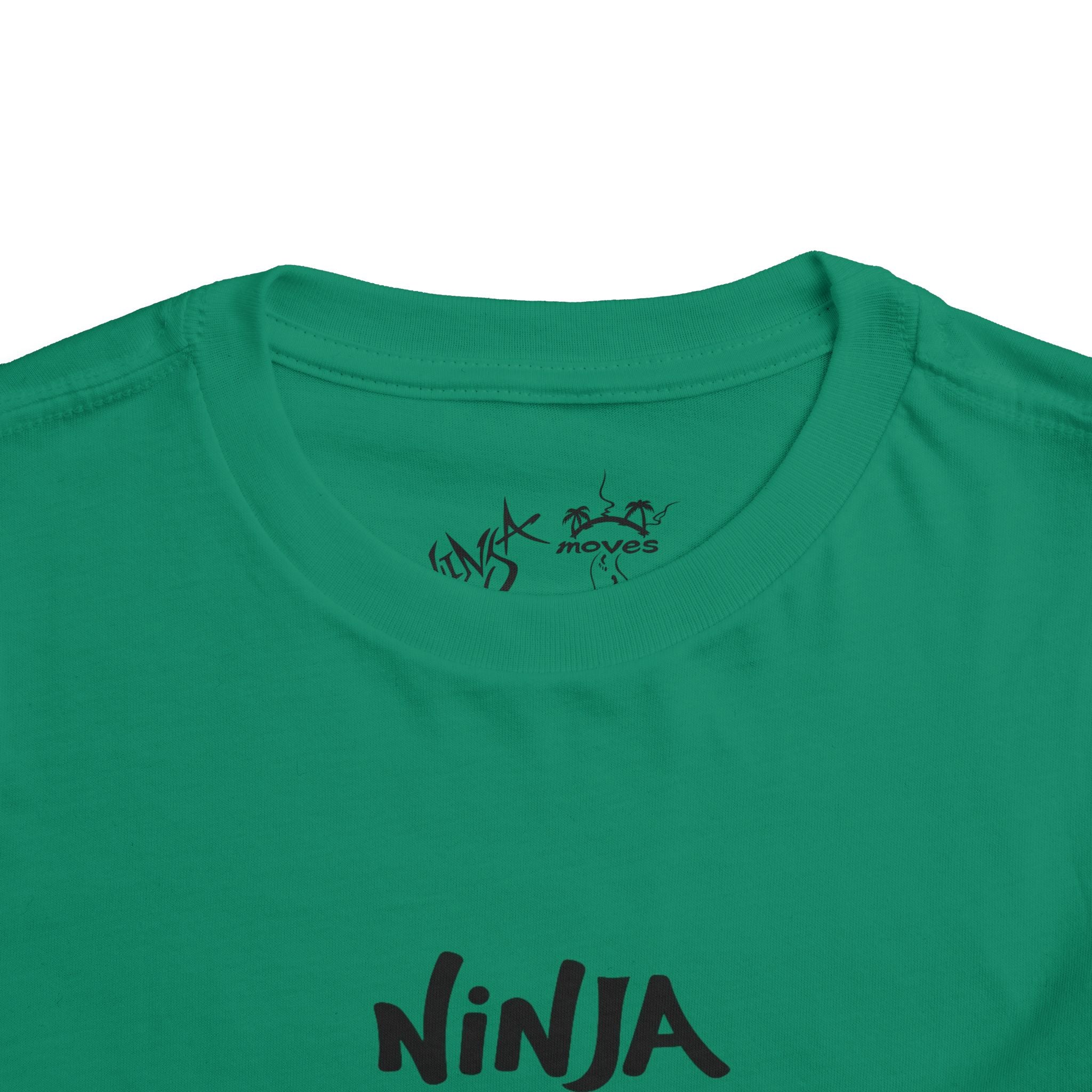Ninja Moves Toddler Tee, Cute Kids T-Shirt, Boys and Girls Fashion, Adventure Shirt, Birthday Gift, Playful Clothing