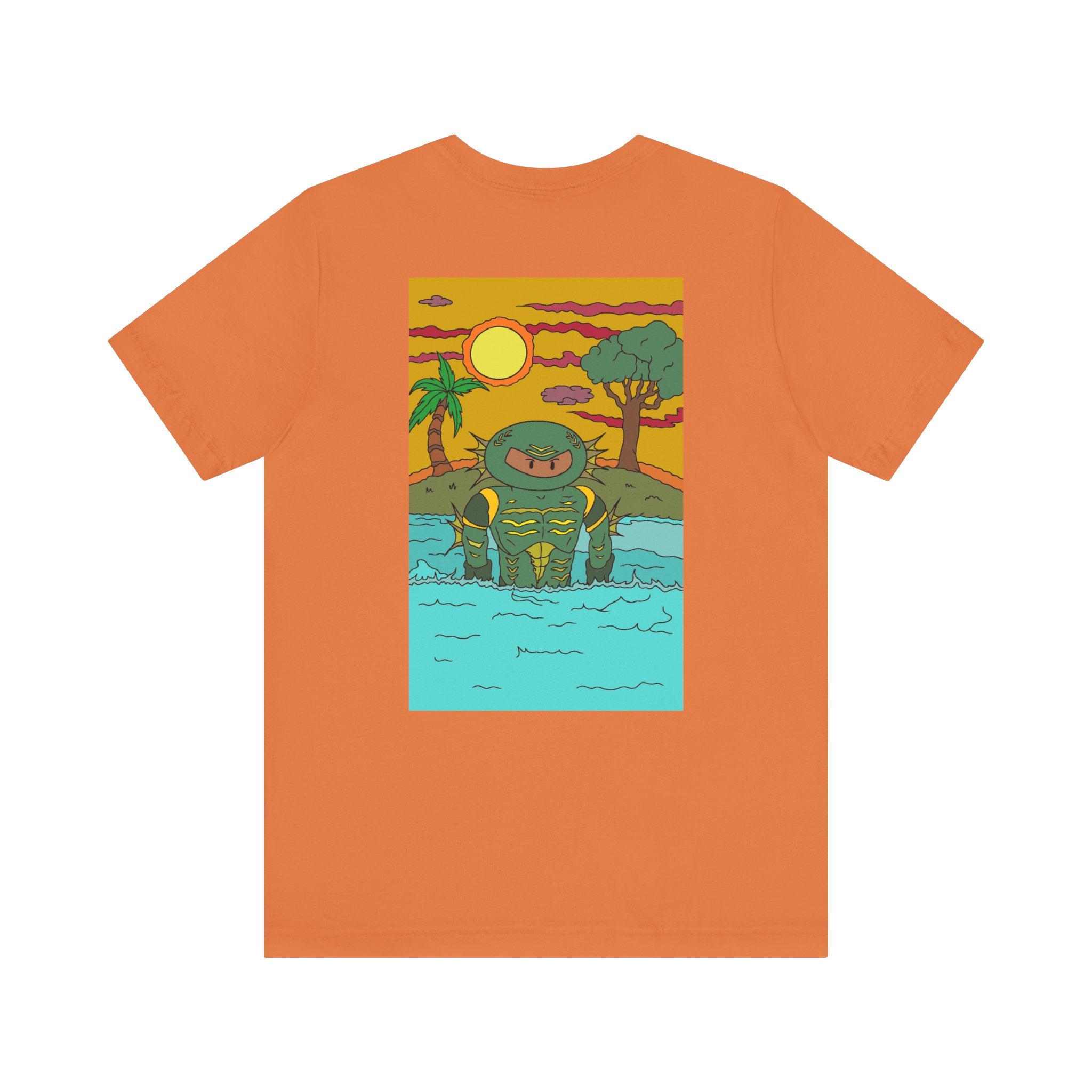 Ninja from the Black Lagoon Tee, Unisex Graphic T-Shirt, Retro Horror Shirt, Unique Gift for Fans, Summer Casual Wear