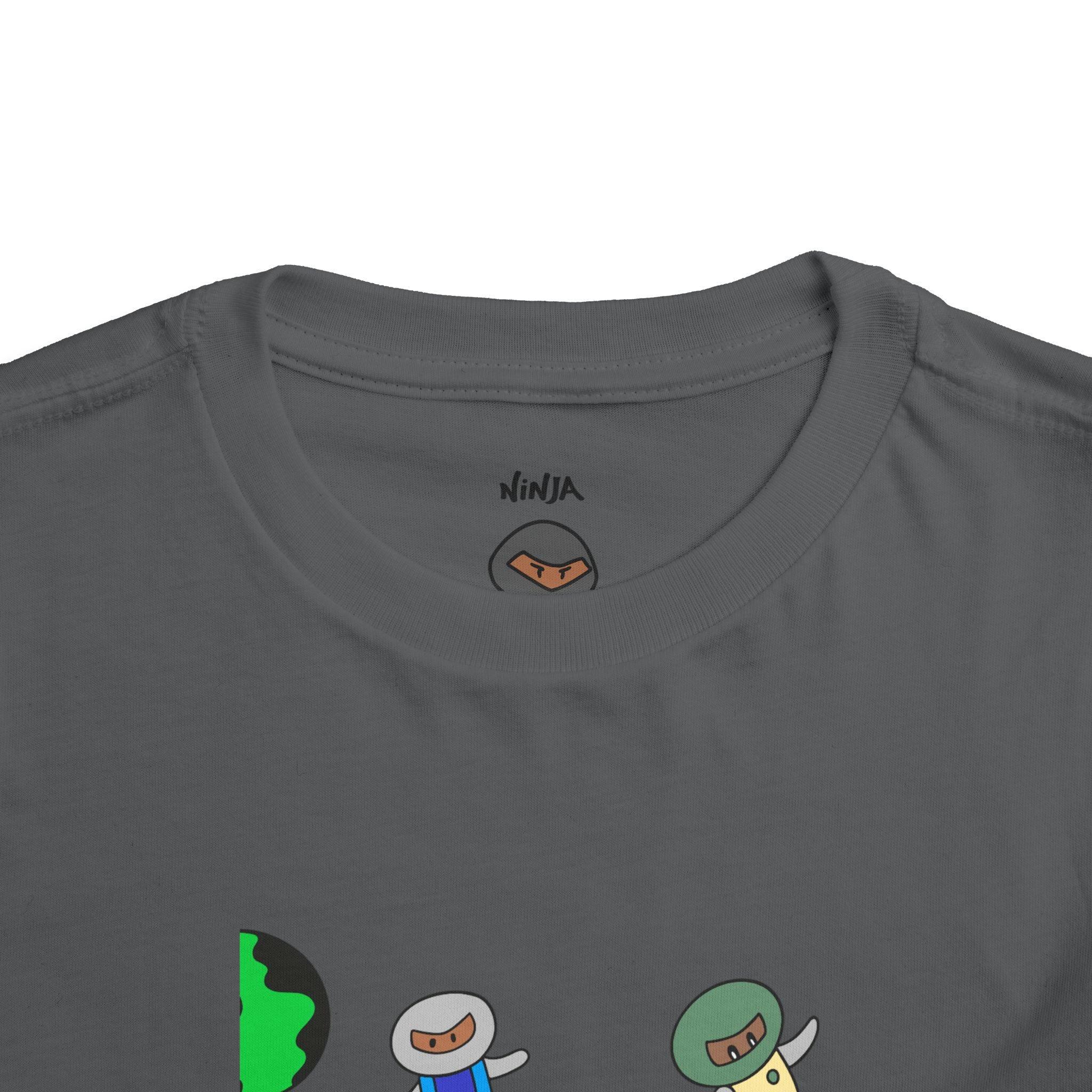 Toddler Tee - Space Ninjas Graphic Print