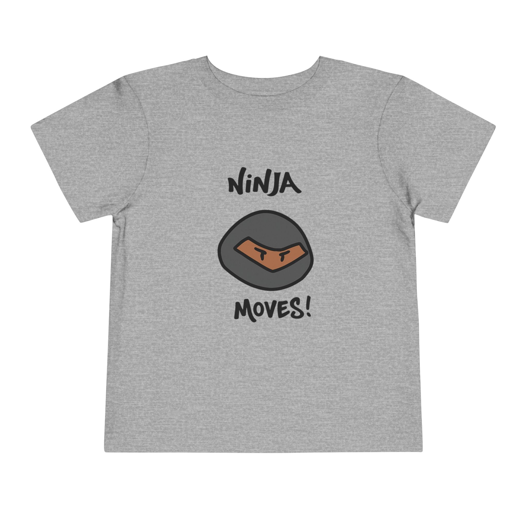 Ninja Moves Toddler Tee, Cute Kids T-Shirt, Boys and Girls Fashion, Adventure Shirt, Birthday Gift, Playful Clothing