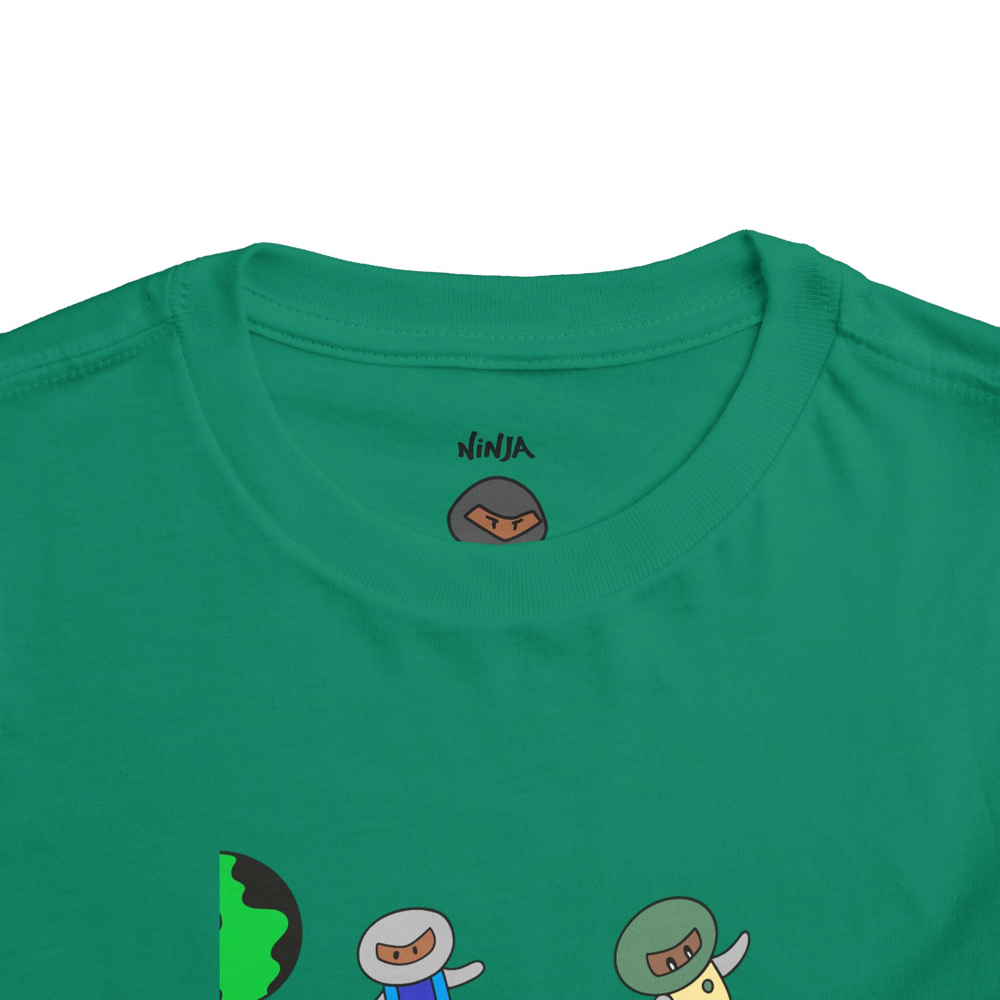 Toddler Tee - Space Ninjas Graphic Print