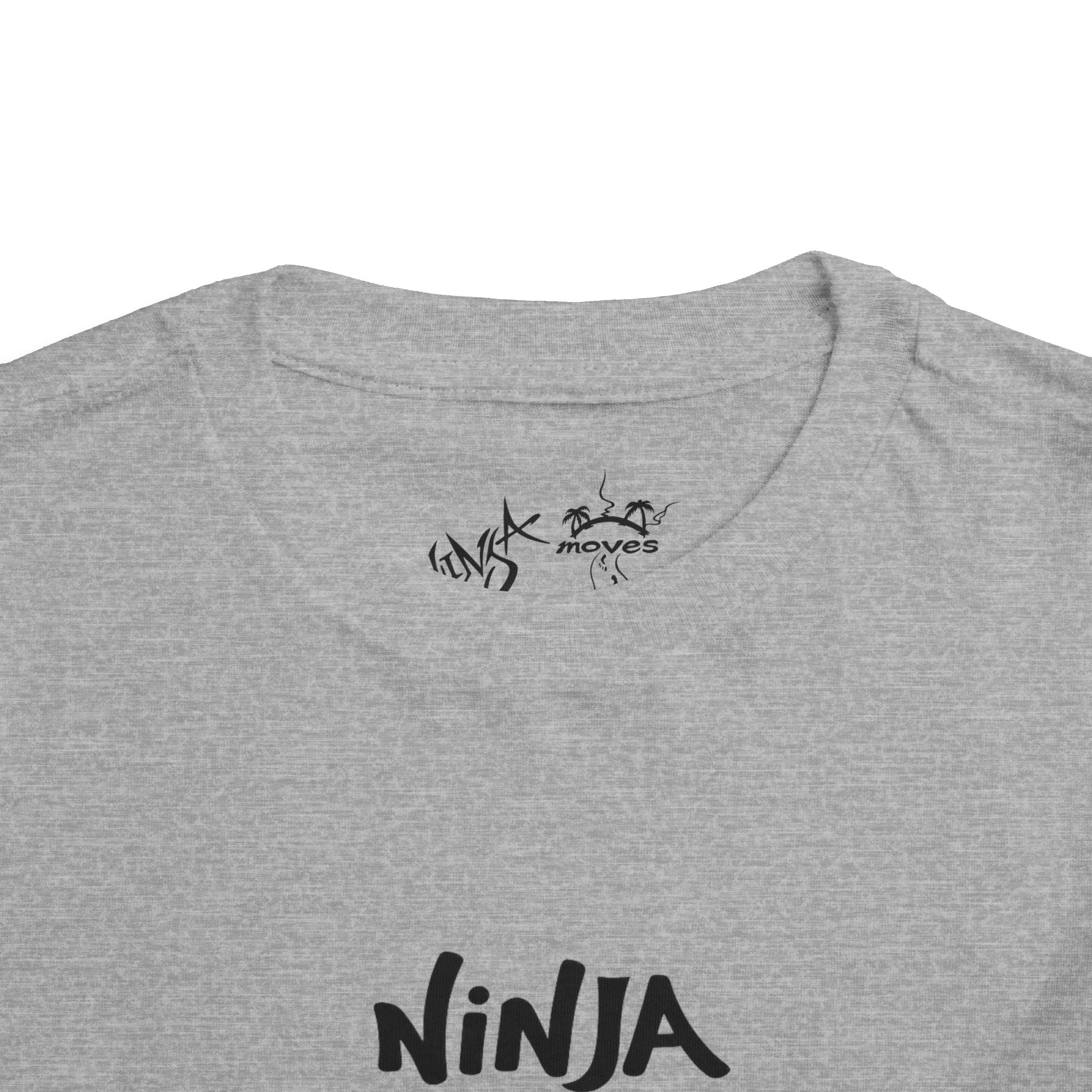 Ninja Moves Toddler Tee, Cute Kids T-Shirt, Boys and Girls Fashion, Adventure Shirt, Birthday Gift, Playful Clothing