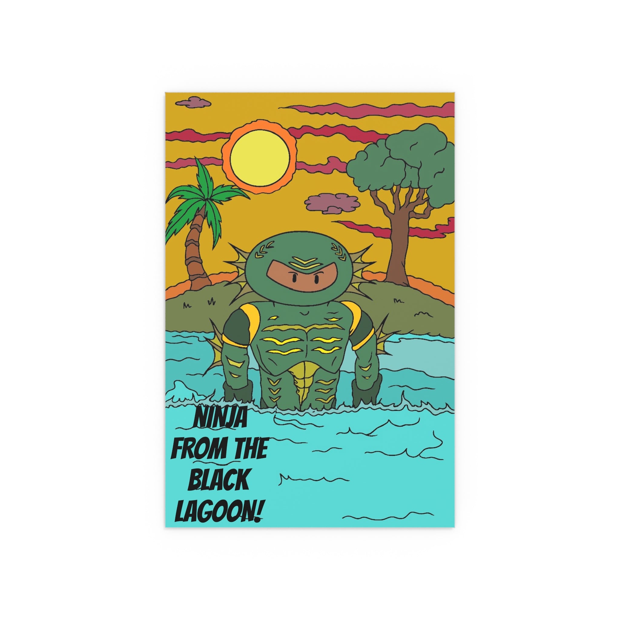 Silk Poster - Ninja from the Black Lagoon