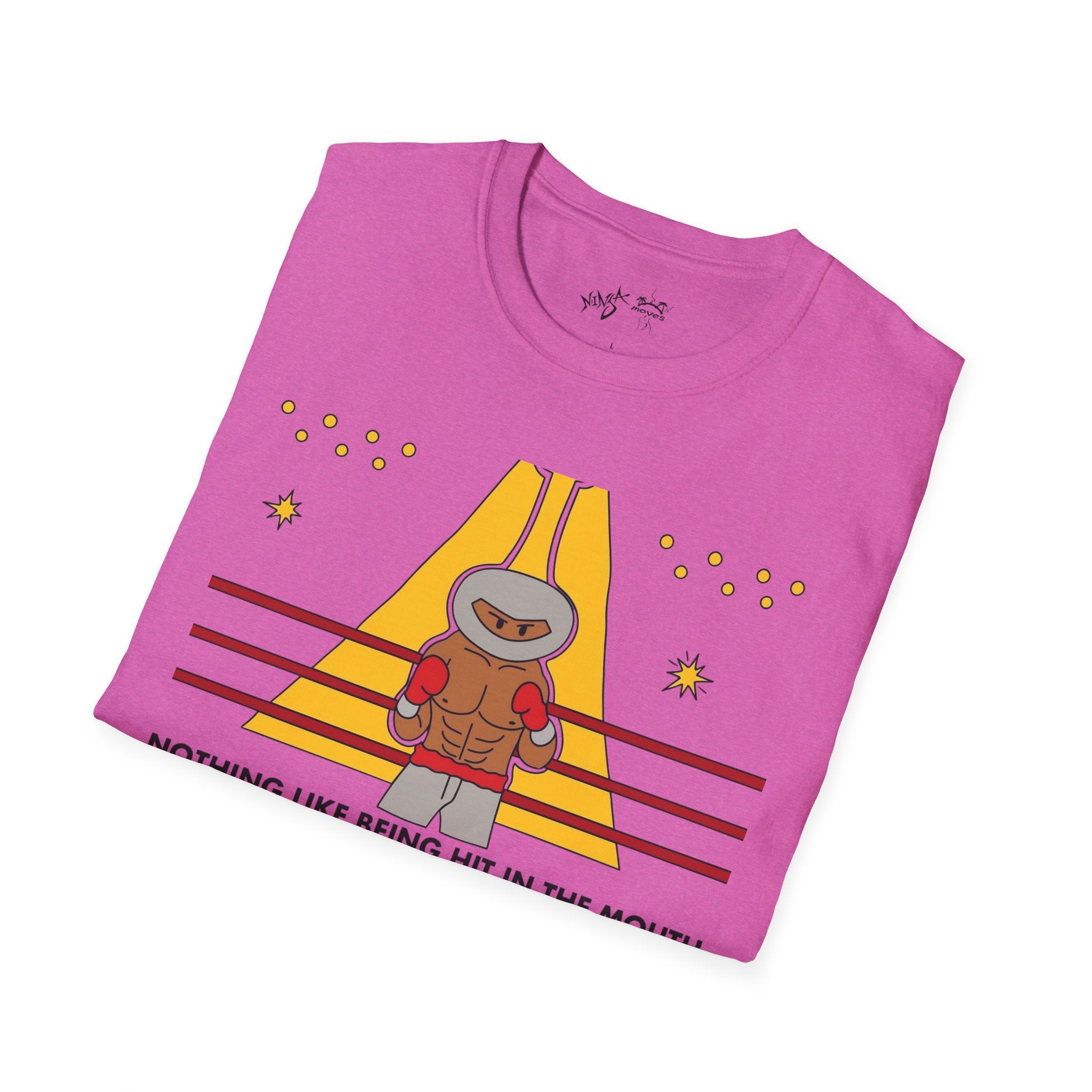 Unisex Softstyle T-Shirt - Hit in the Mouth Design