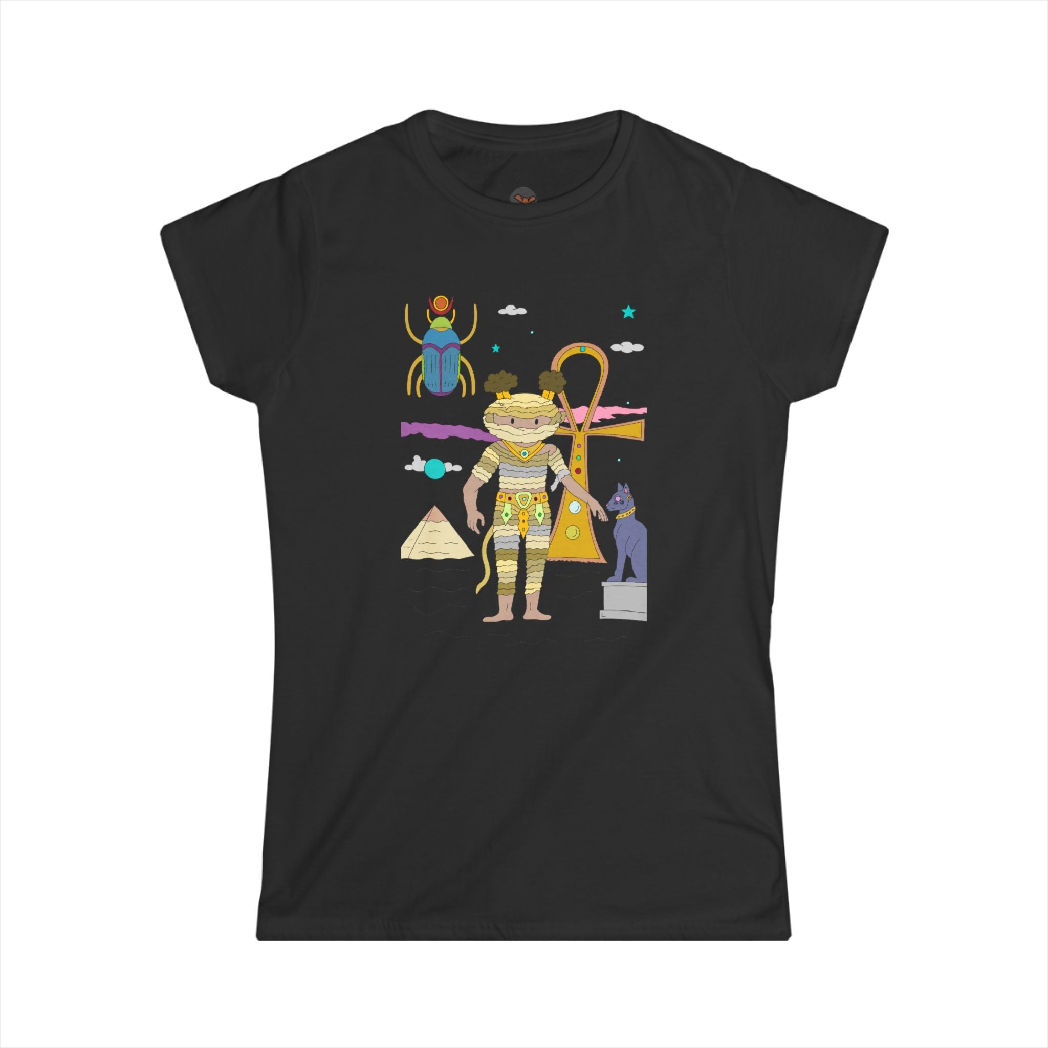 Women's Tee - Mummy Queen of the Night Halloween Shirt