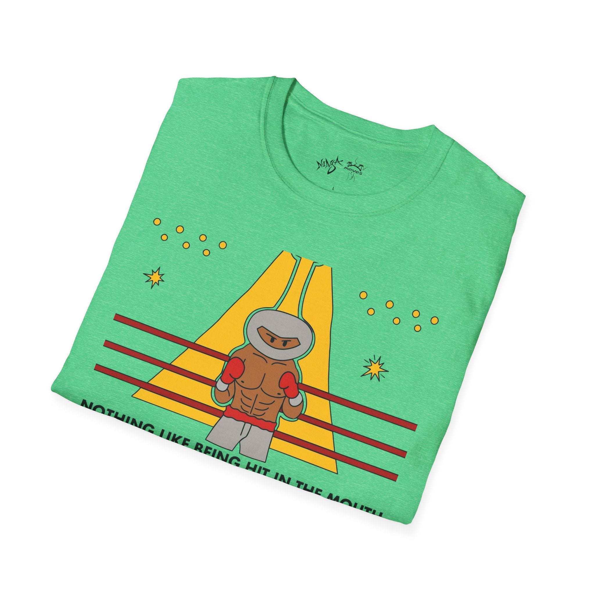 Unisex Softstyle T-Shirt - Hit in the Mouth Design