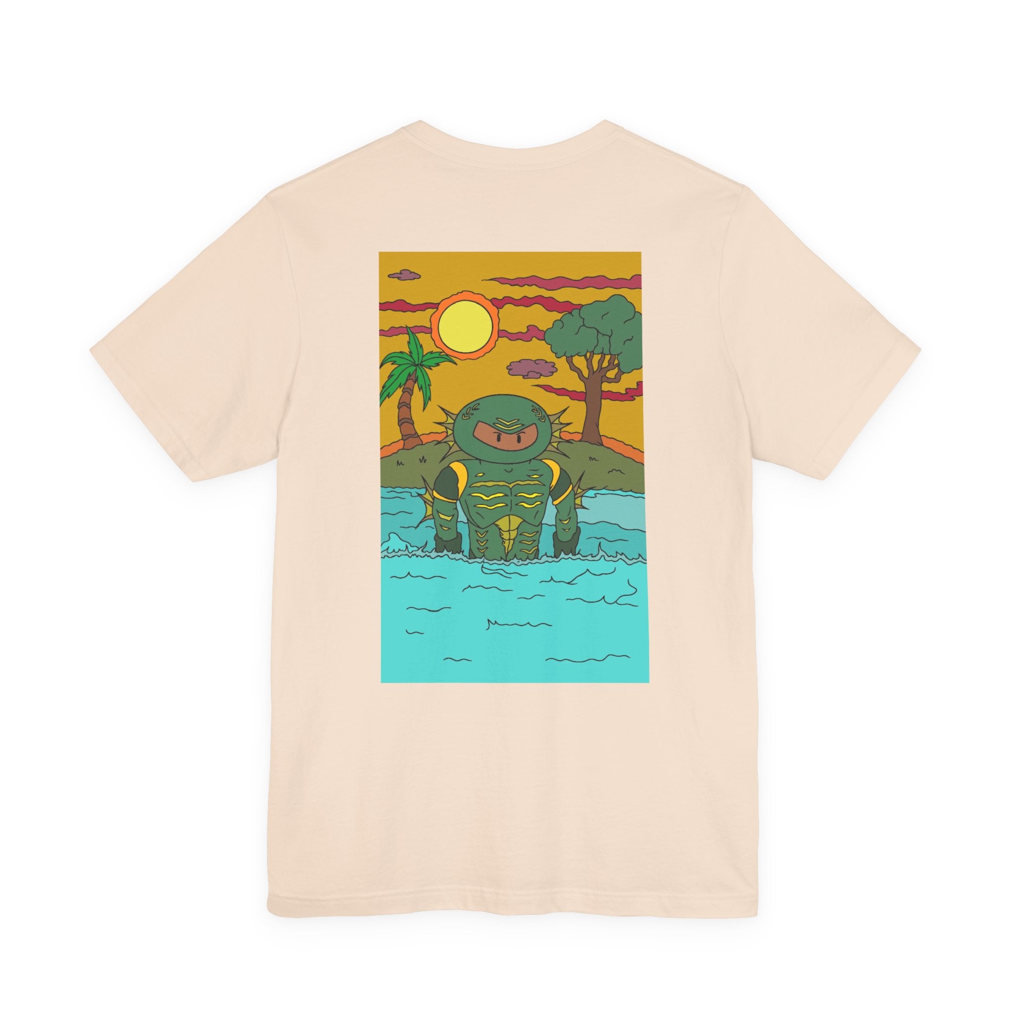 Ninja from the Black Lagoon Tee, Unisex Graphic T-Shirt, Retro Horror Shirt, Unique Gift for Fans, Summer Casual Wear