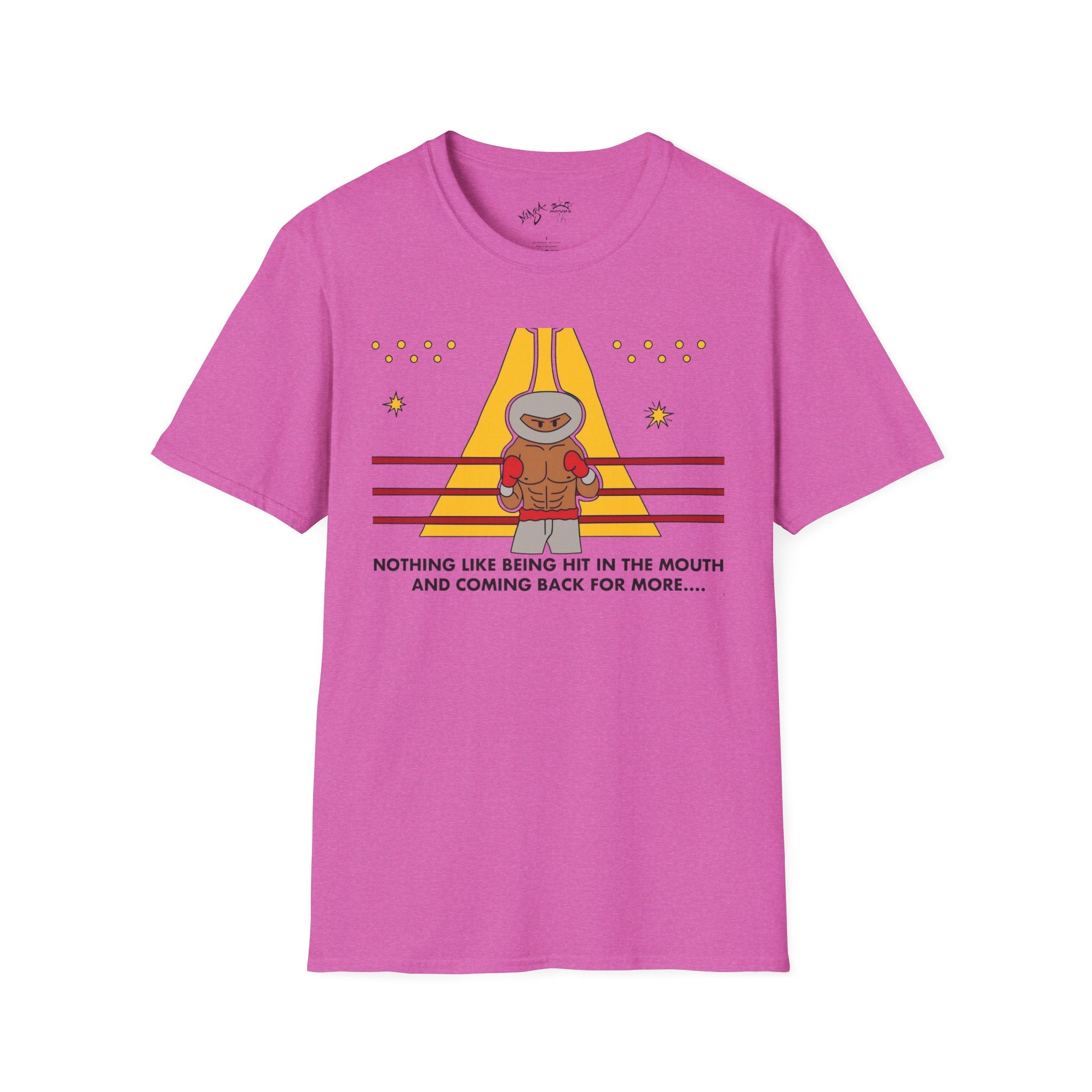 Unisex Softstyle T-Shirt - Hit in the Mouth Design