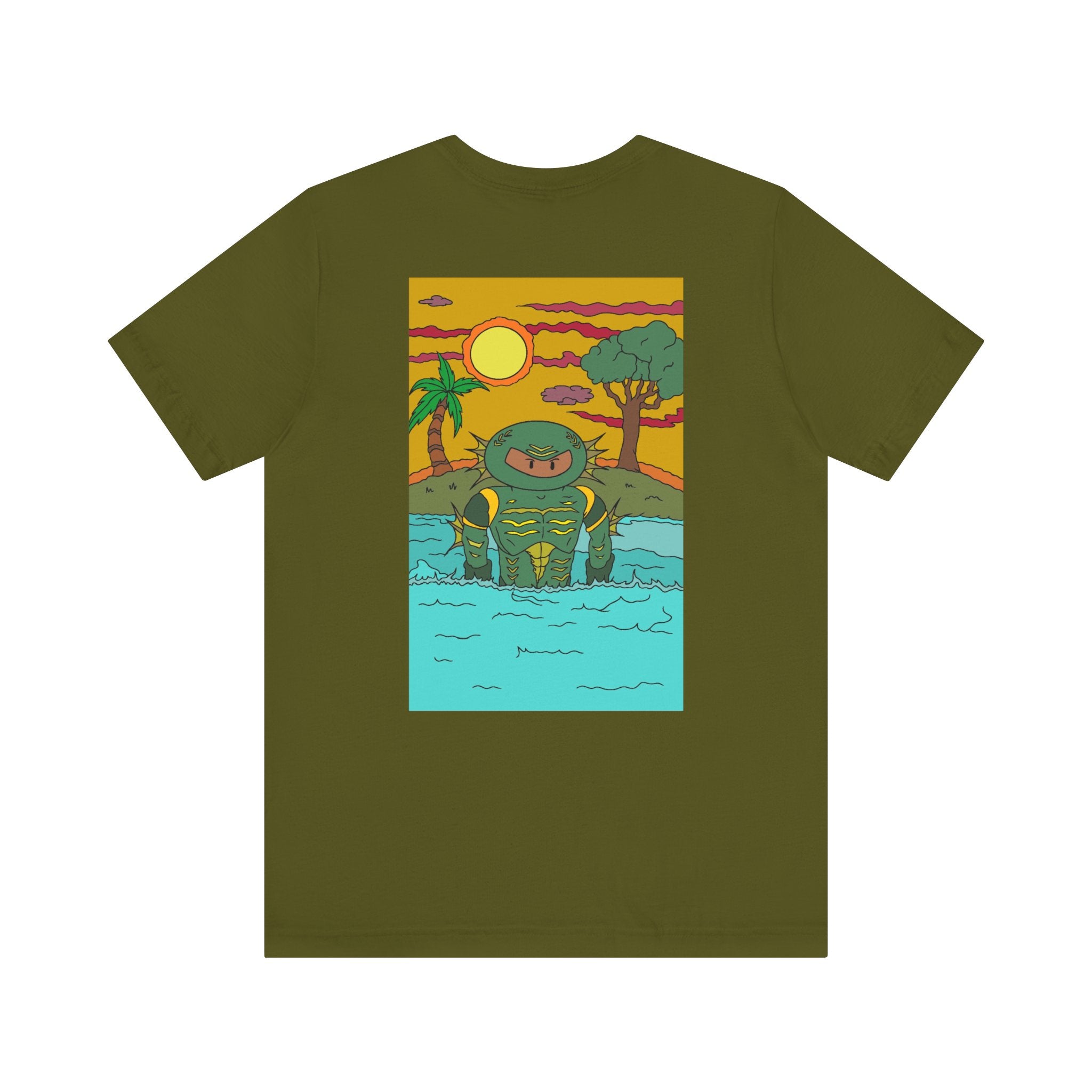 Ninja from the Black Lagoon Tee, Unisex Graphic T-Shirt, Retro Horror Shirt, Unique Gift for Fans, Summer Casual Wear