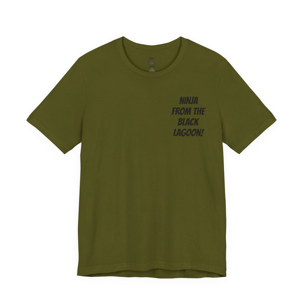 Ninja from the Black Lagoon Tee, Unisex Graphic T-Shirt, Retro Horror Shirt, Unique Gift for Fans, Summer Casual Wear