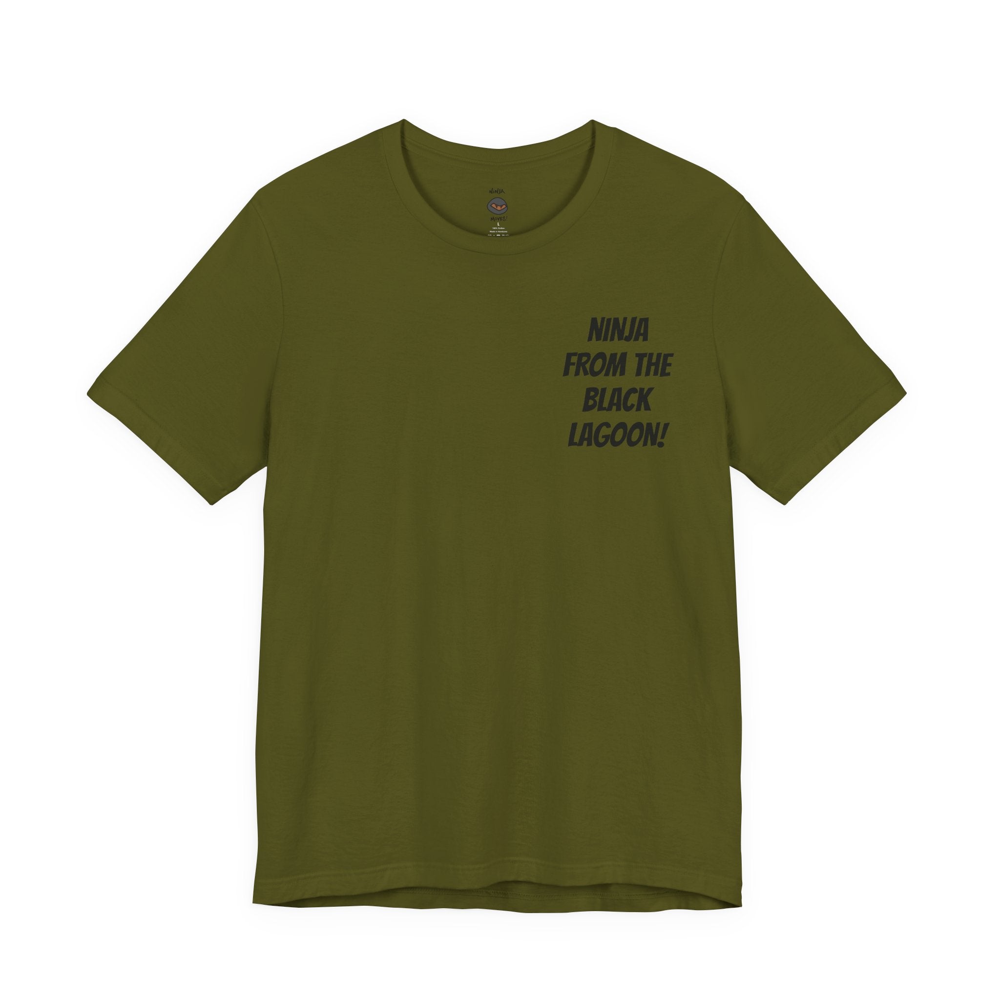 Ninja from the Black Lagoon Tee, Unisex Graphic T-Shirt, Retro Horror Shirt, Unique Gift for Fans, Summer Casual Wear