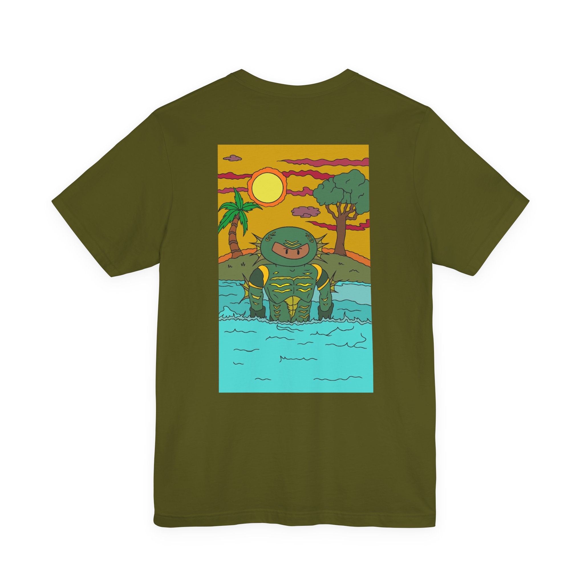 Ninja from the Black Lagoon Tee, Unisex Graphic T-Shirt, Retro Horror Shirt, Unique Gift for Fans, Summer Casual Wear
