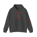 Ninja Moves Hoodie — Brand Ninja Logo with Red Sleeve Kanji