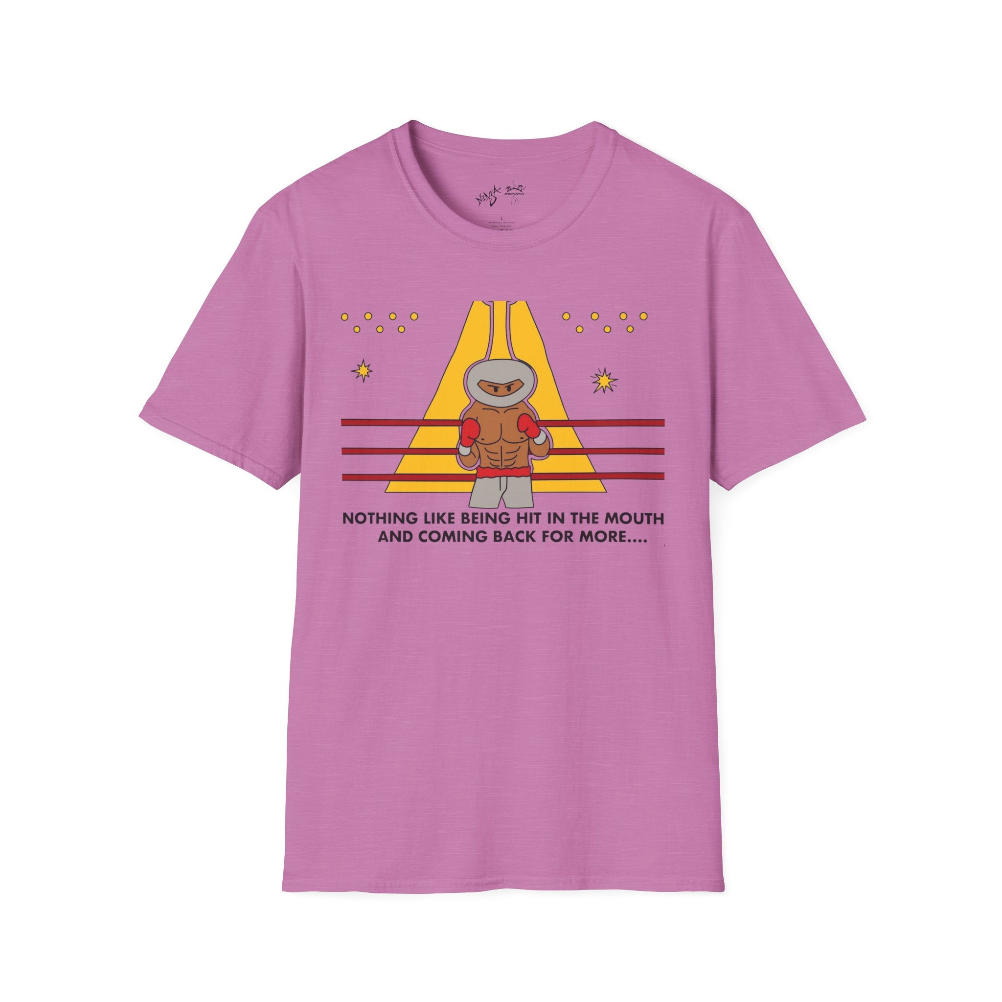 Unisex Softstyle T-Shirt - Hit in the Mouth Design