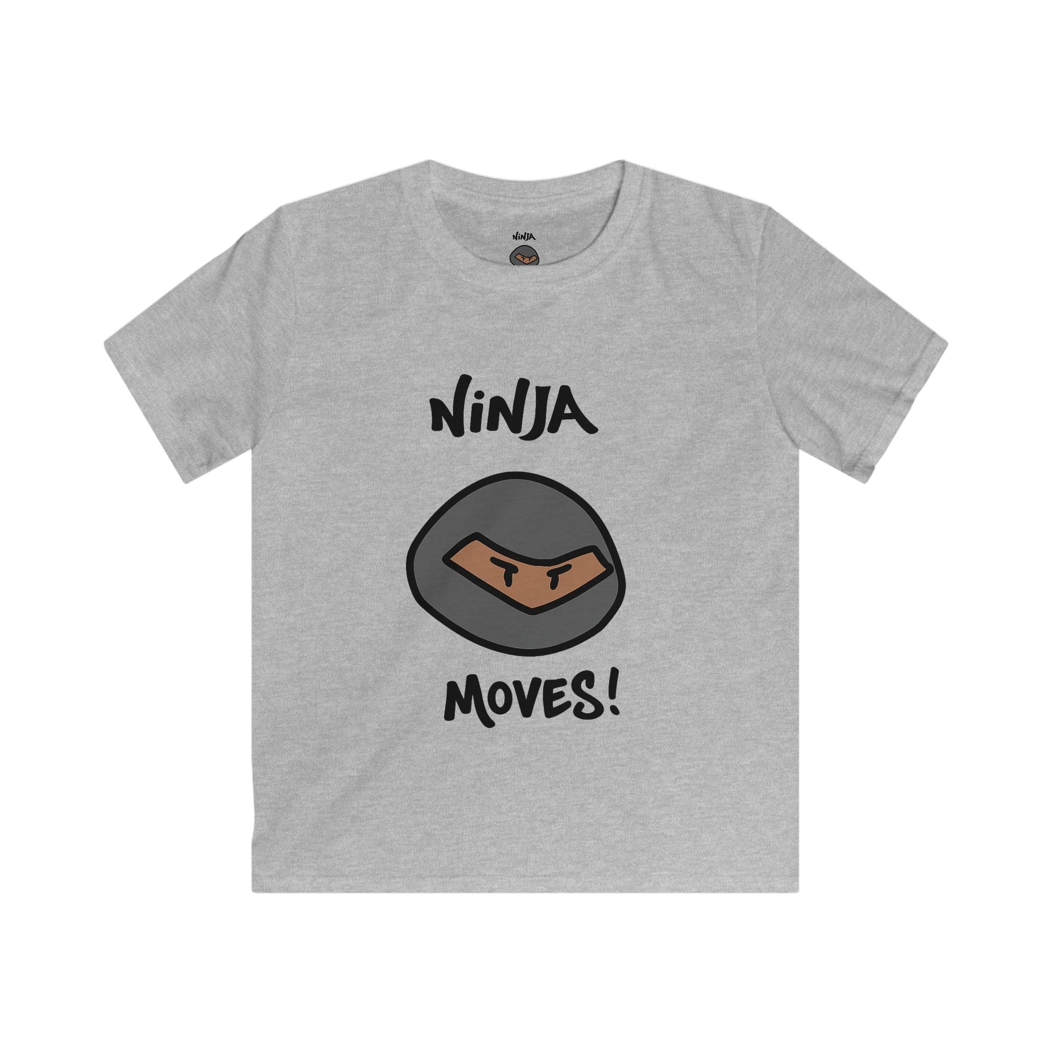 Ninja Moves Kids Tee, Fun Children's Shirt, Cool Tee for Boys and Girls, Birthday Gift, Ninja-Themed Apparel