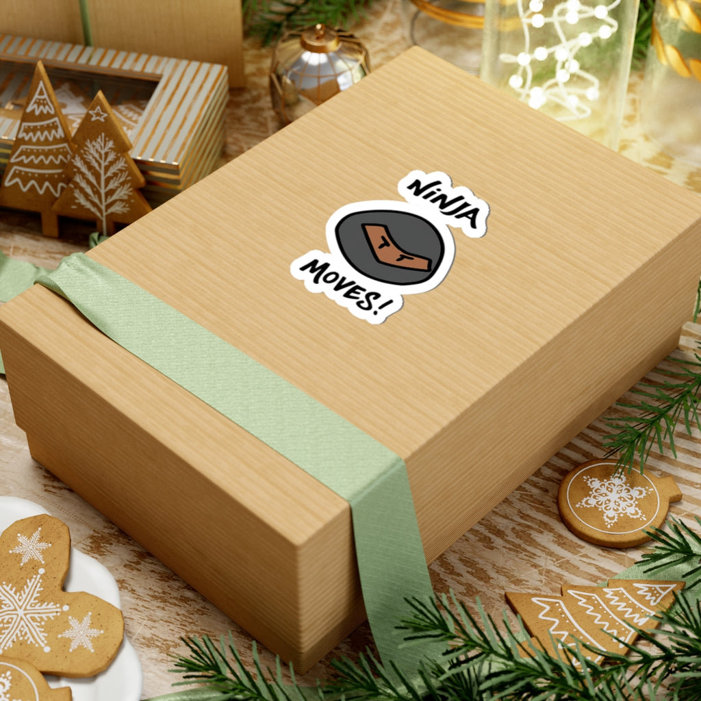 Ninja Moves Stickers | Fun Kiss-Cut Decals for Laptops, Planners, Water Bottles, Gifts, and Kids