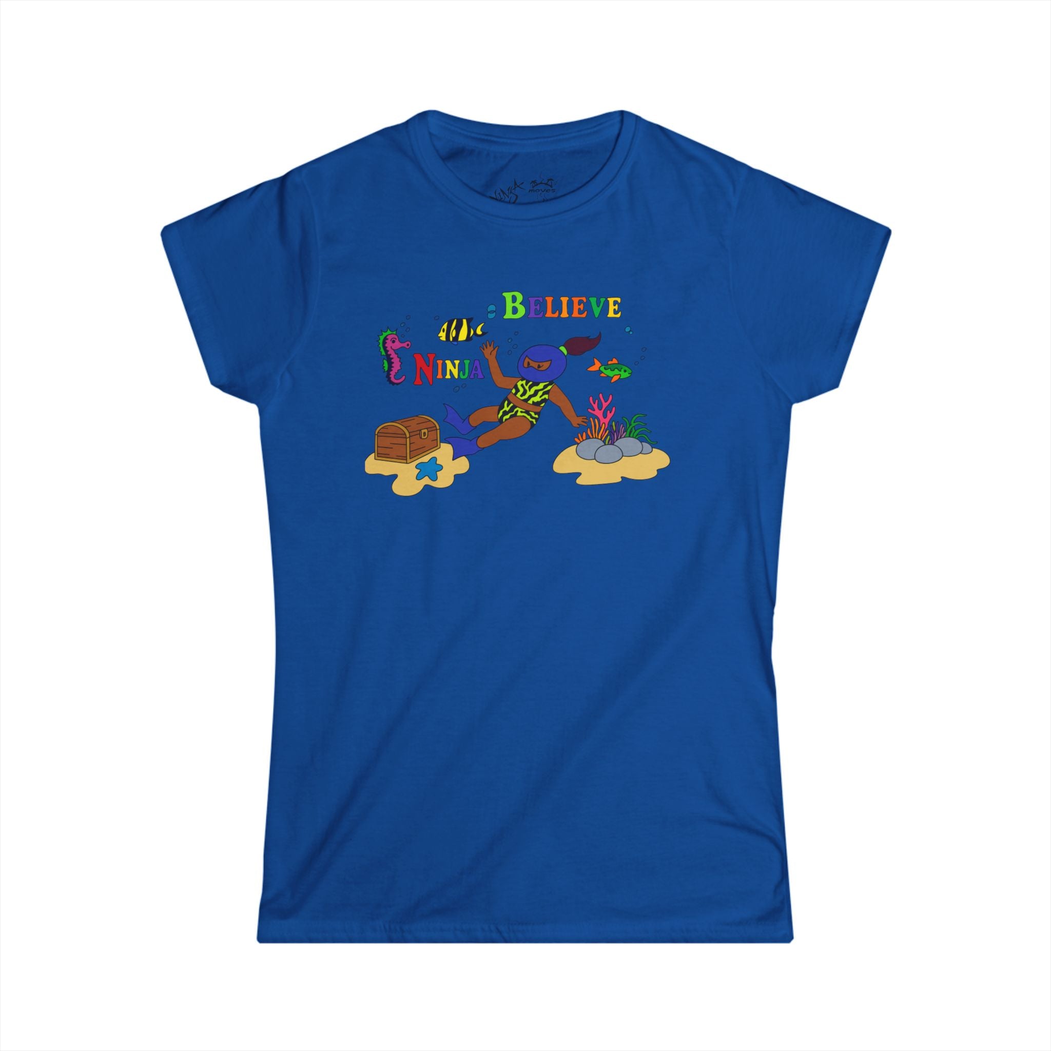 Women's Tee - Believe Ninja Design