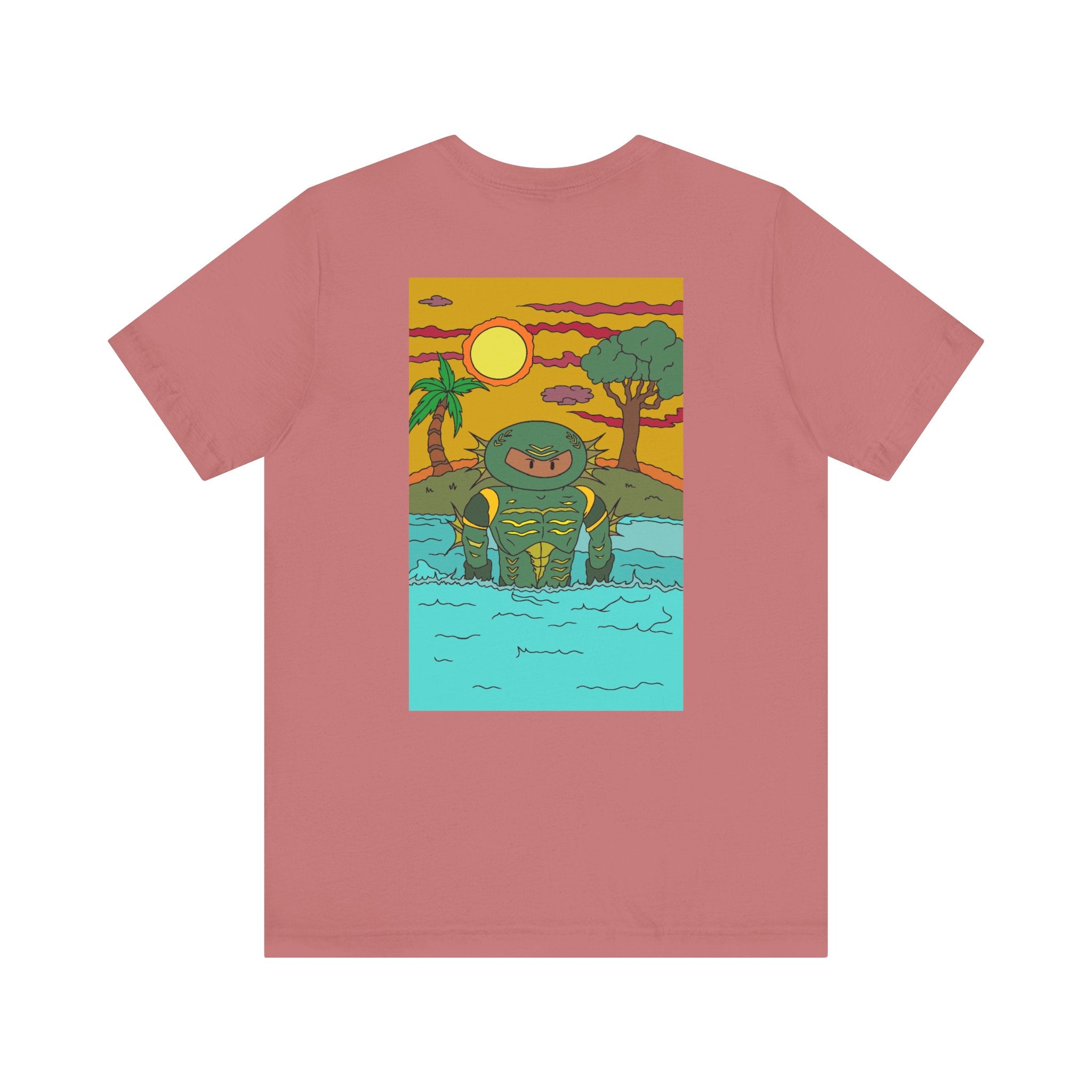 Ninja from the Black Lagoon Tee, Unisex Graphic T-Shirt, Retro Horror Shirt, Unique Gift for Fans, Summer Casual Wear
