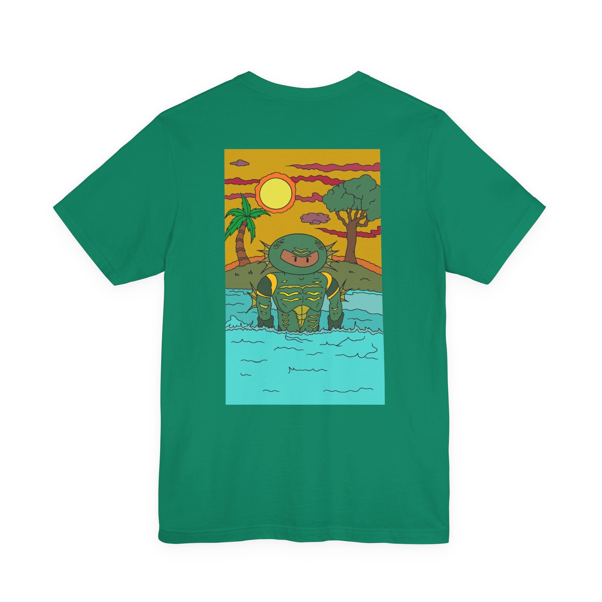Ninja from the Black Lagoon Tee, Unisex Graphic T-Shirt, Retro Horror Shirt, Unique Gift for Fans, Summer Casual Wear
