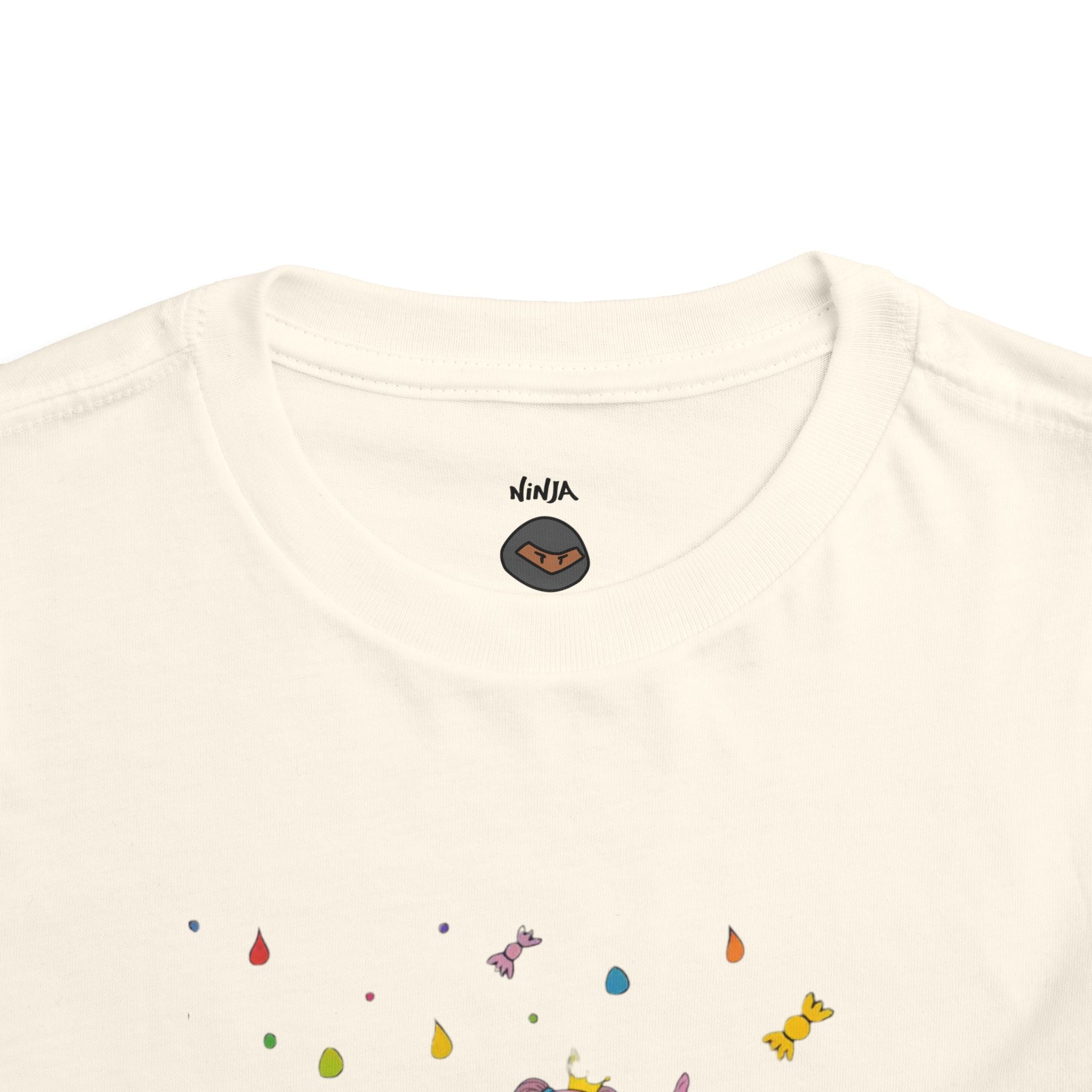 Lemon Gum Drop Princess Unicorn Toddler Tee