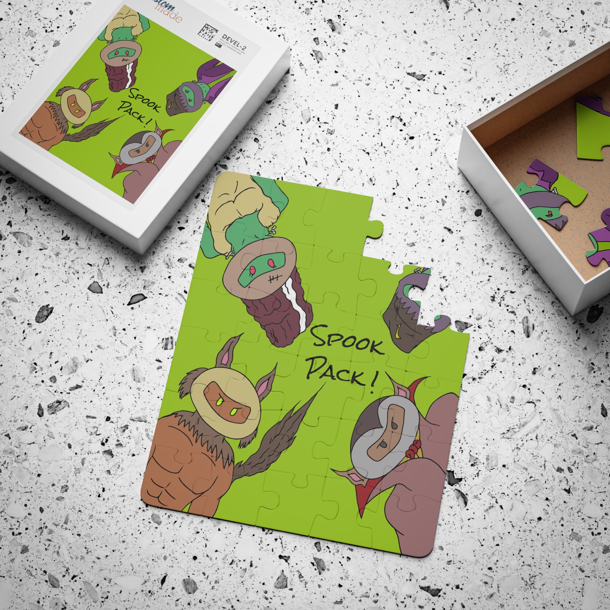 Kids' Spook Pack Puzzle | Fun Halloween Activity, Educational Family Game, Trick-or-Treat Gift, Kids Playtime, Seasonal Decor