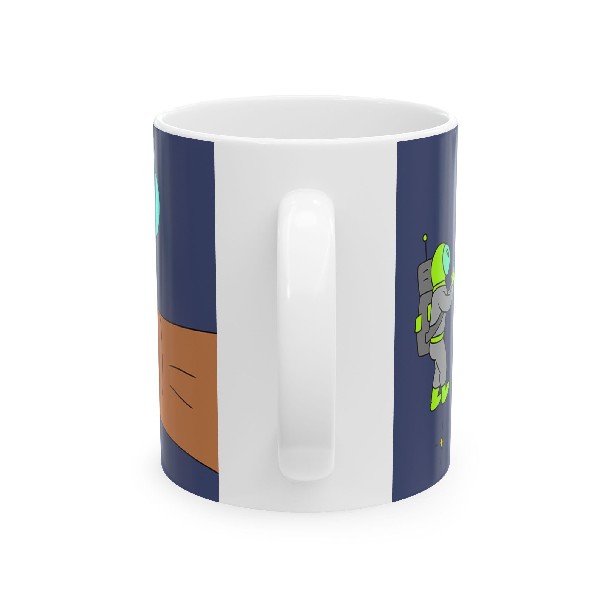 Mug - World in Hand Ceramic Coffee Cup (11oz, 15oz)