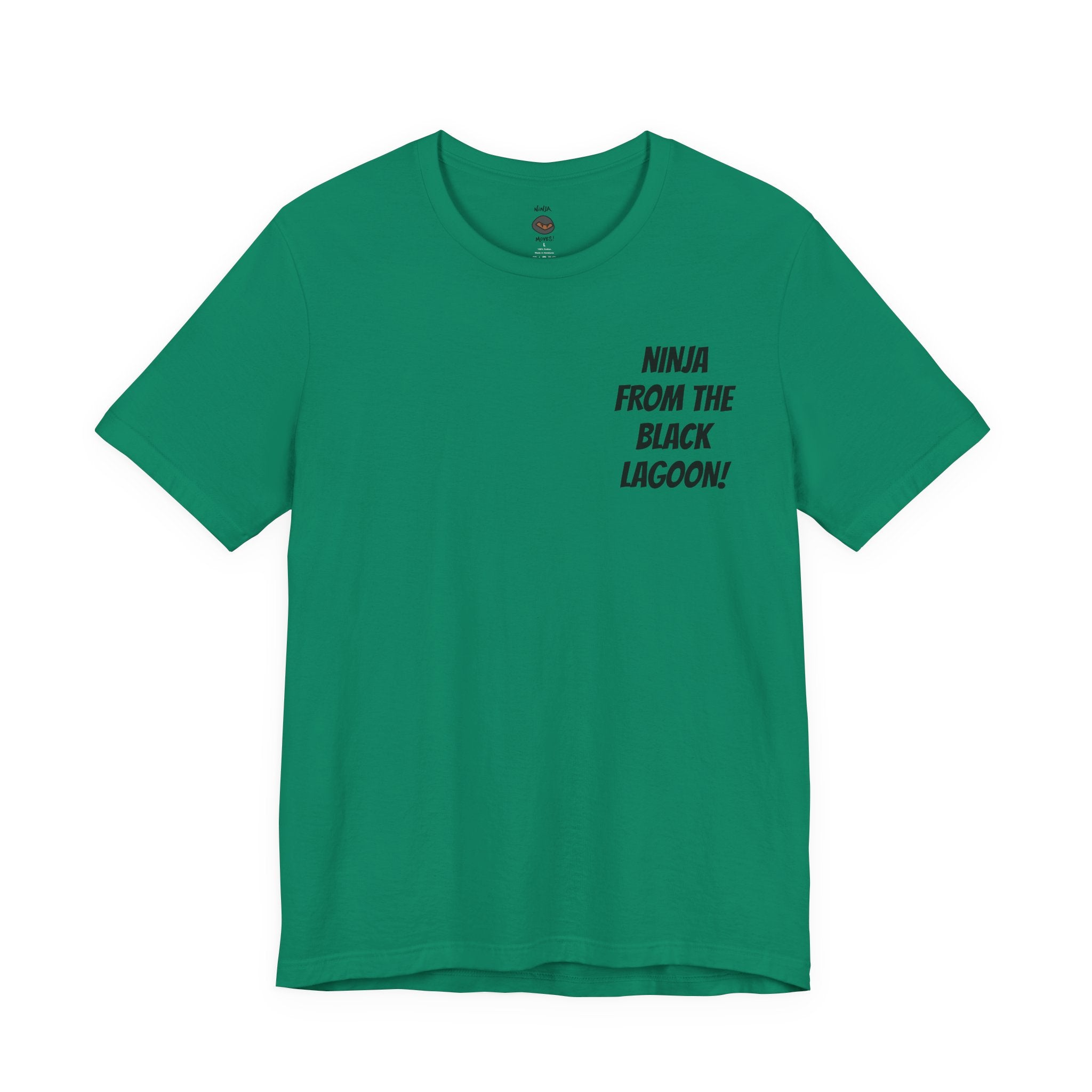 Ninja from the Black Lagoon Tee, Unisex Graphic T-Shirt, Retro Horror Shirt, Unique Gift for Fans, Summer Casual Wear