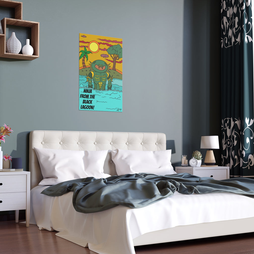 Silk Poster - Ninja from the Black Lagoon